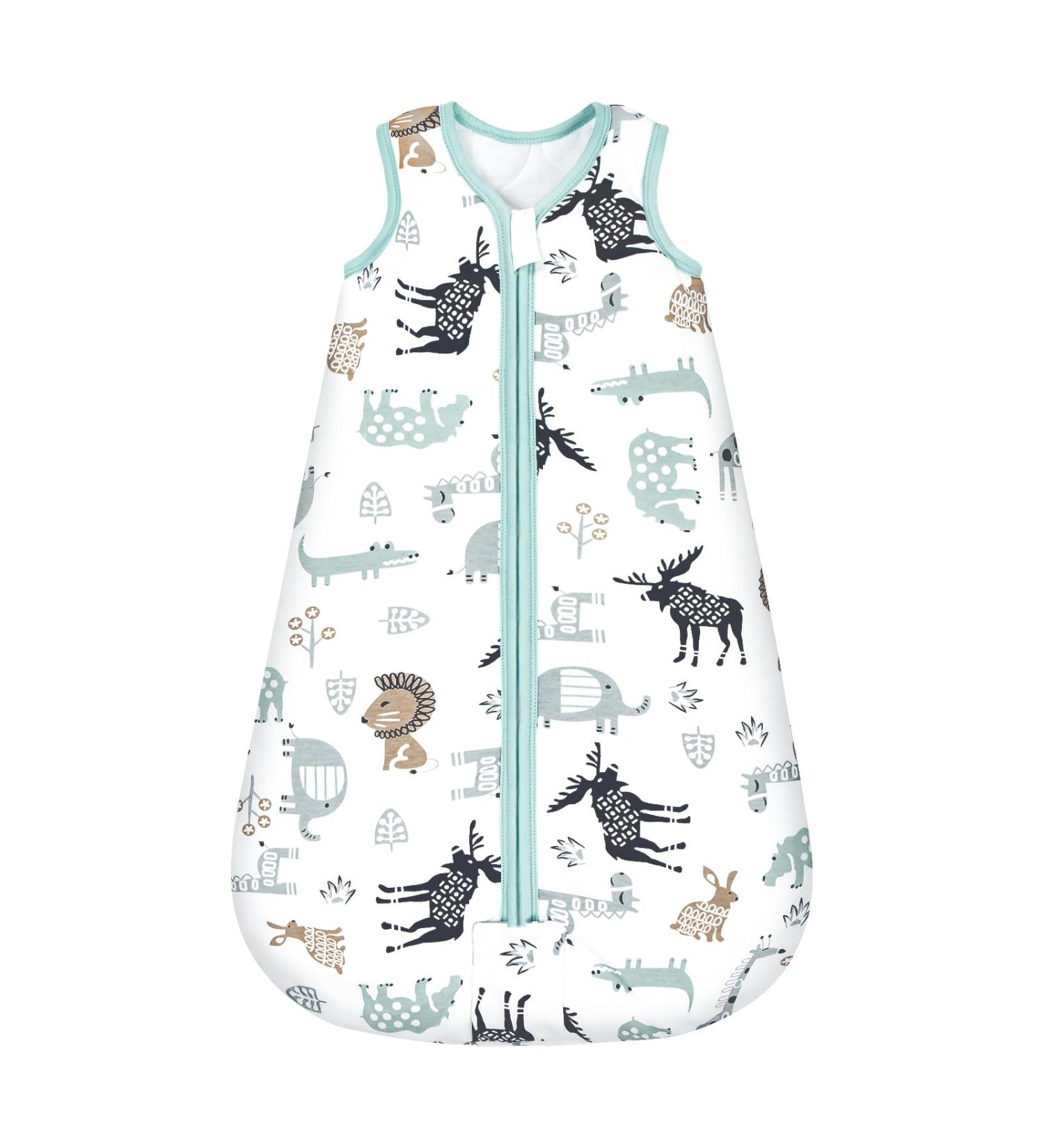 Mosebears Baby Winter Sleeping Bag 2.5 Tog | Blue Zoo | 100% Cotton | 18-24 Months - Buy Online on GoSupps.com