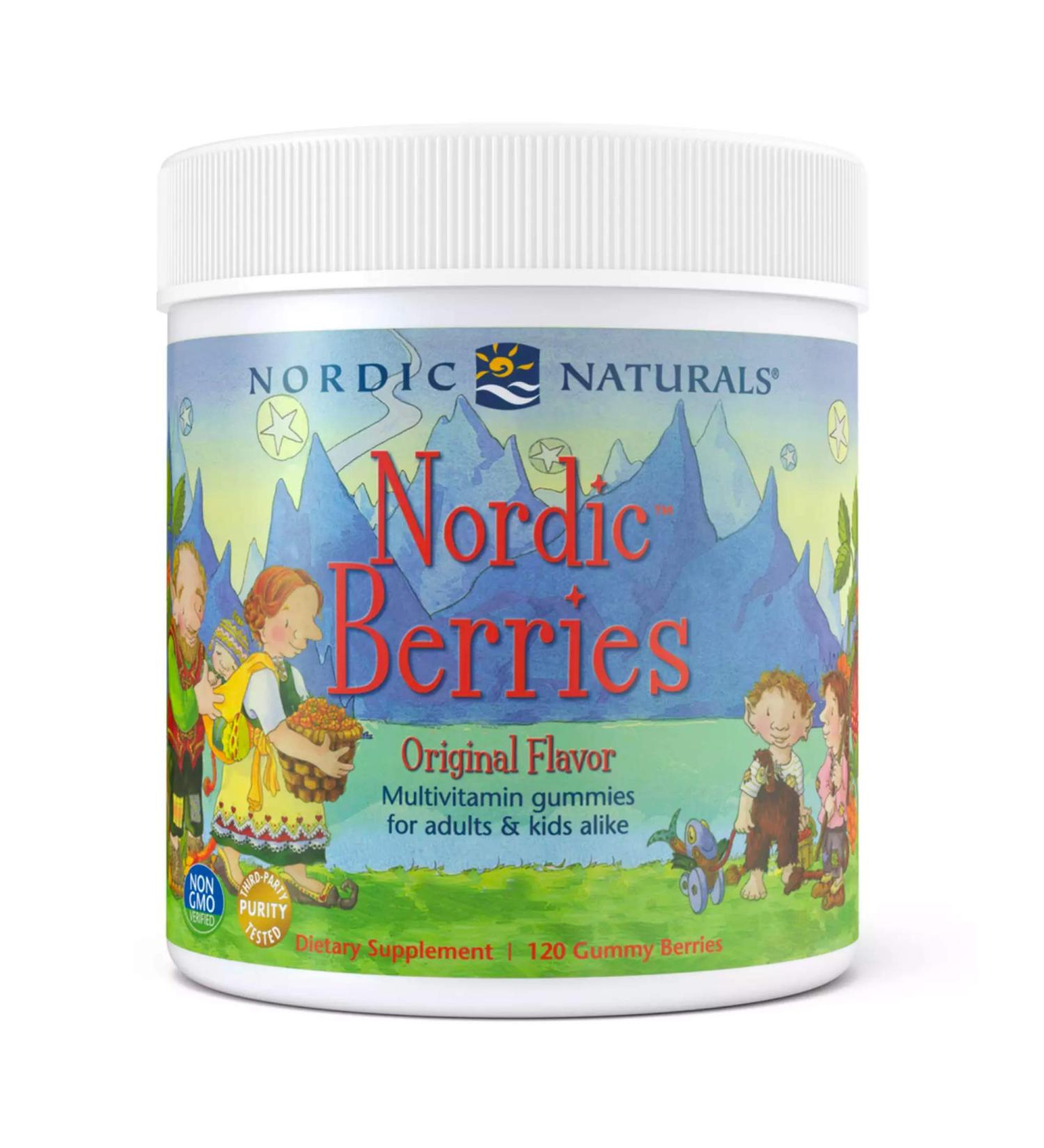Nordic Naturals Multivitamin Gummies - Original Flavor, 120 Count | Nordic Berries - Buy Online on GoSupps.com