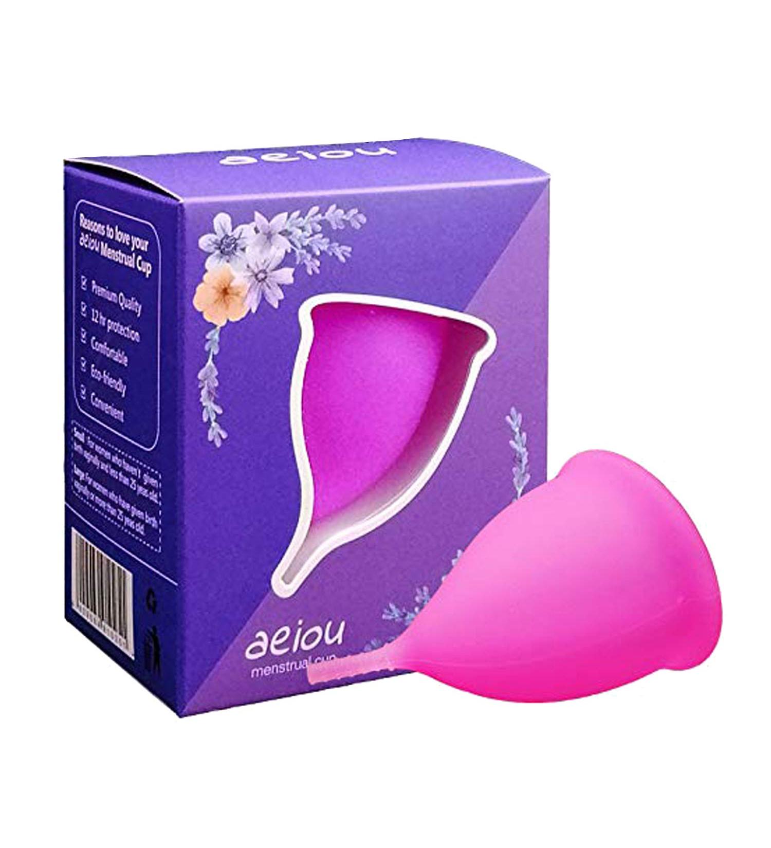 Buy Reusable Menstrual Cup - Medical Silicone Menstrual Cup L (Pink) - Eco-Friendly & Comfortable - Buy Online on GoSupps.com