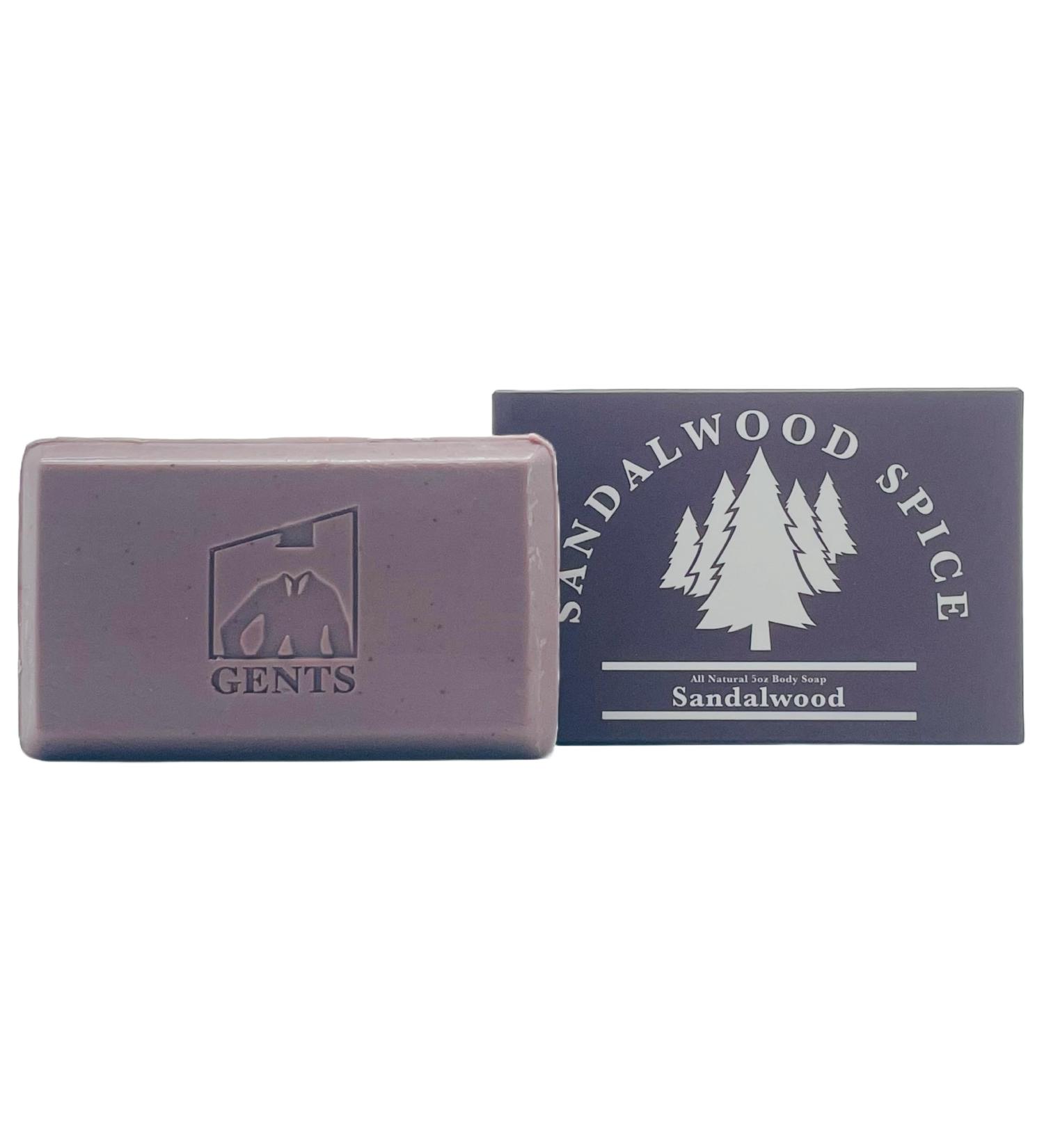 Buy Gents Variety Men's Body Soap - Moisturizing Sandalwood Spice Bar for All Skin Types Fresh & Clean | International Shipping - Buy Online on GoSupps.com
