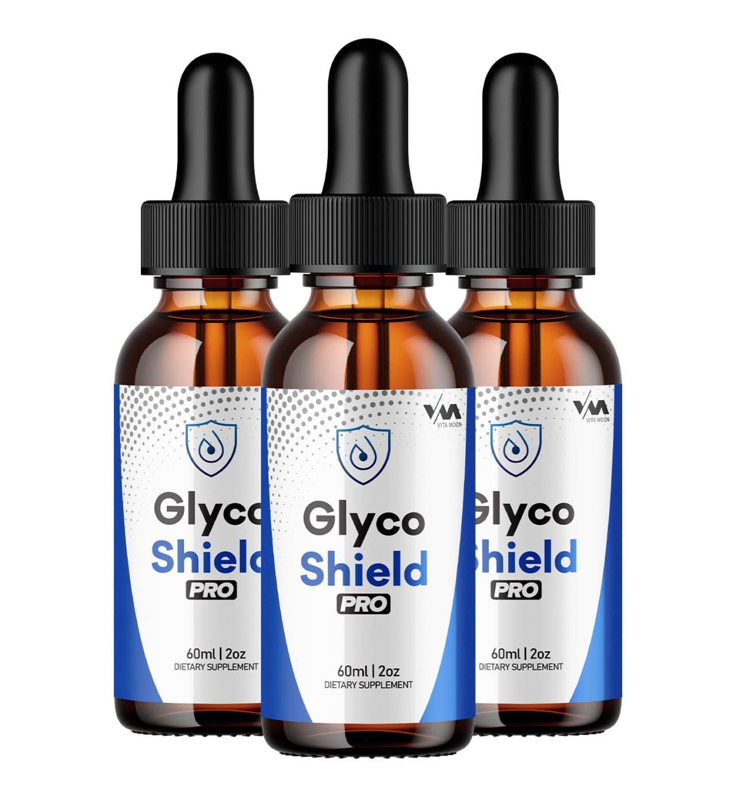 (3 Pack) Glyco Shield Pro Drops Healthy Vitamin Support Supplement - Advanced Formula GlycoShieldPro 24 Hour Liquid GlycoShield Pro Drops Energy and Extra Strength Reviews 3 Month Supply - Buy Online on GoSupps.com