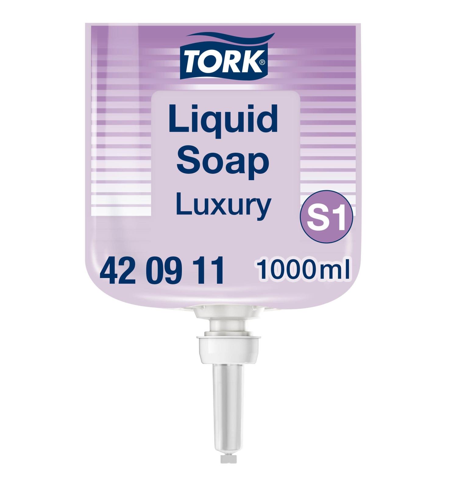  Tork Tork Luxury Liquid Soap S1 Floral Scent 1000 ml 420911 - Buy Online on GoSupps.com