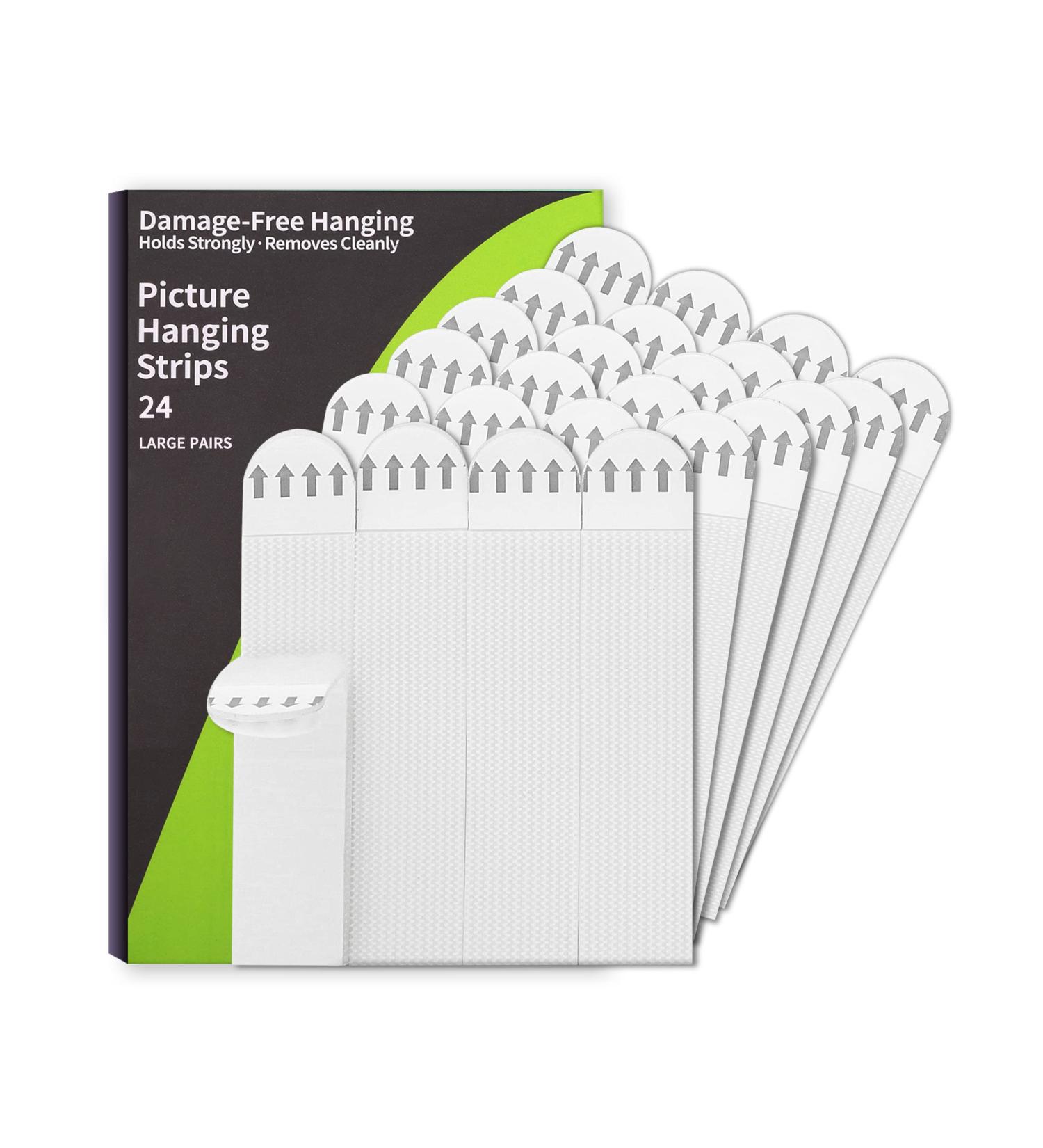 48 Strips Picture Hanging Strips  Waterproof Heavy Duty Strips  Decorate Damage-Free Picture Hanger for Wall Art Power Strip  Home  Office Holds up to 14 lbs - Buy Online on GoSupps.com