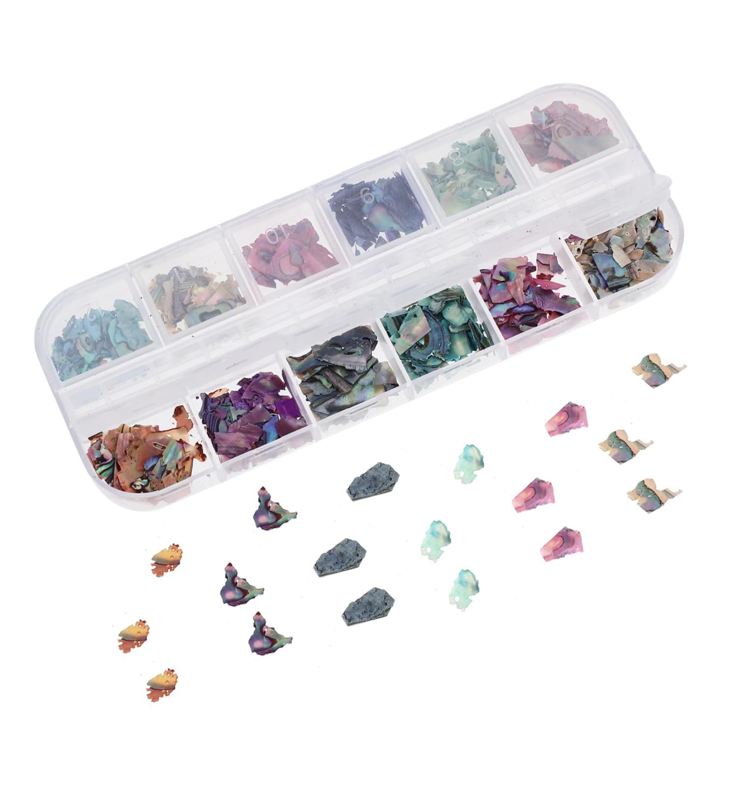 POPETPOP 1 Box Christmas Decoration Nail Jewelry Seashell Decor Manicure Charms Shell Decorations for Nail Art Christmas Charms for Nails Shell Pieces Nail Drill Accessories Boxed Miss Gem - Buy Online on GoSupps.com