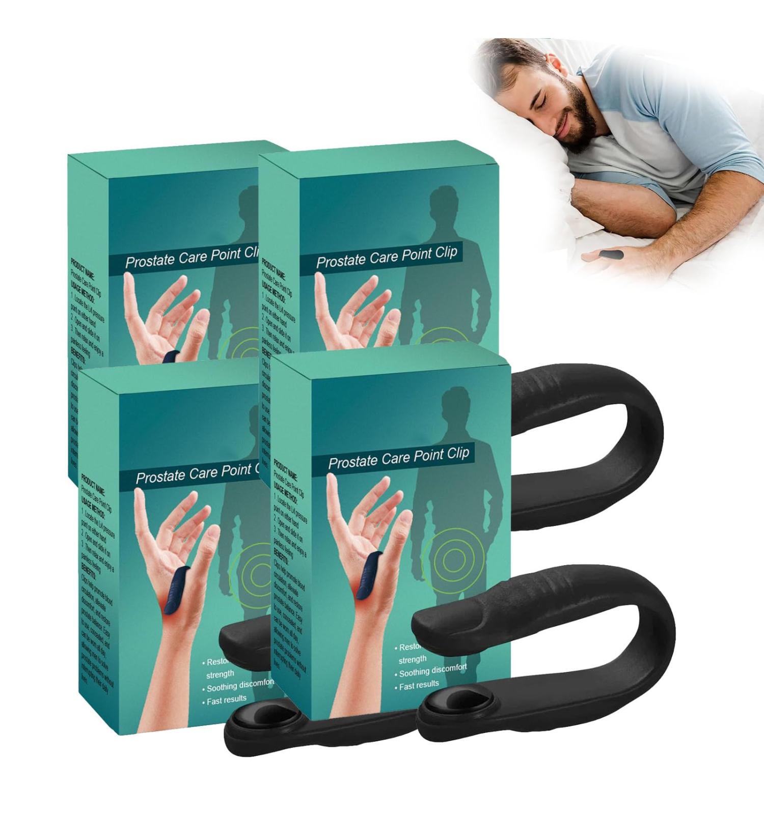 Buy Acuplus Prostate Care Point Clip | L14 Acupressure Clips for Migraine Relief | Durable & Reusable 4-Piece Set - Buy Online on GoSupps.com