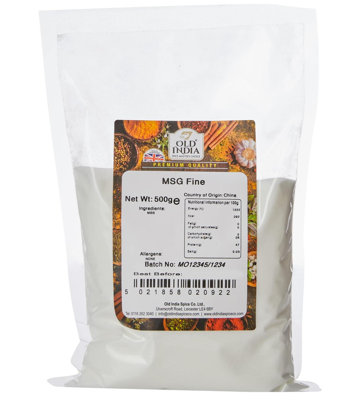 Old India MSG Fine 500g - Premium Quality Seasoning | Shop Now! - Buy Online on GoSupps.com
