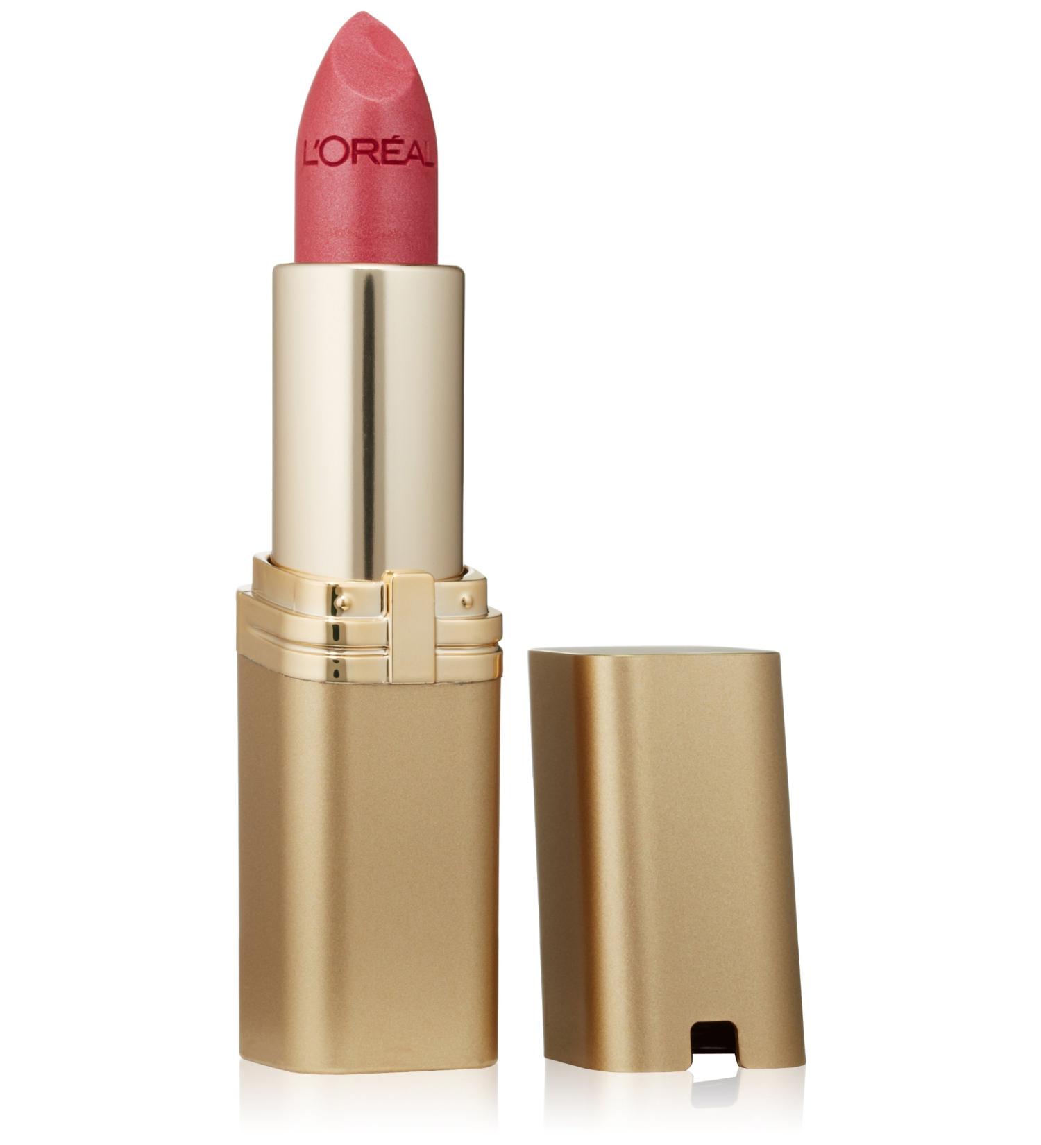 L'Or al Paris Colour Riche Lipstick  Peony Pink  0.13 oz.