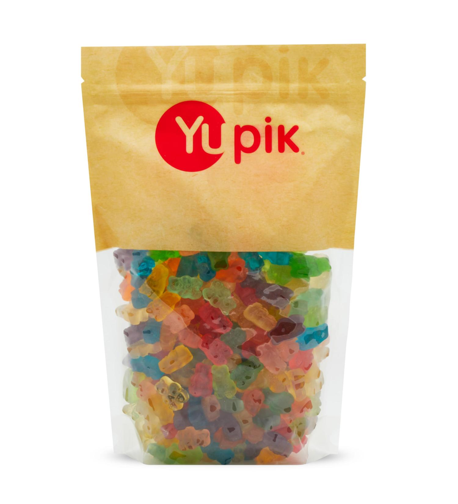 Yupik Gummy Bears 1 kg 6 Count Gluten-Free Fat-Free 12 Fruity Flavors Soft & Chewy Colorful Gummies Fun Treat Sweet Candy Delicious Snack Ideal for Gifting Holidays & Baking Blue Raspberry 6 kg - Buy Online on GoSupps.com