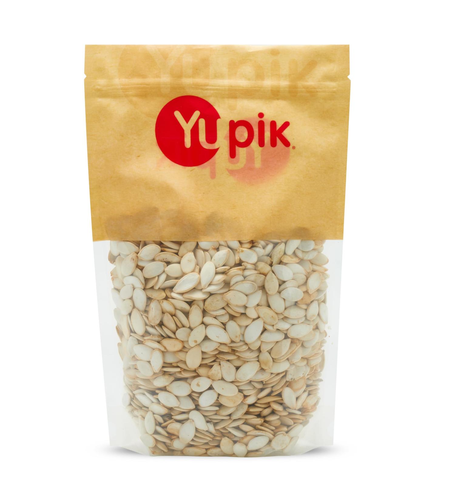 Yupik Jumbo Pumpkin Seeds in Shell 450 g Gluten-Free Kosher Vegan Thin Shell Dry Roasted Unsalted Oil-Free Plant-Based Protein Source of Fiber Healthy Snacks 450 g (Pack of 1) - Buy Online on GoSupps.com