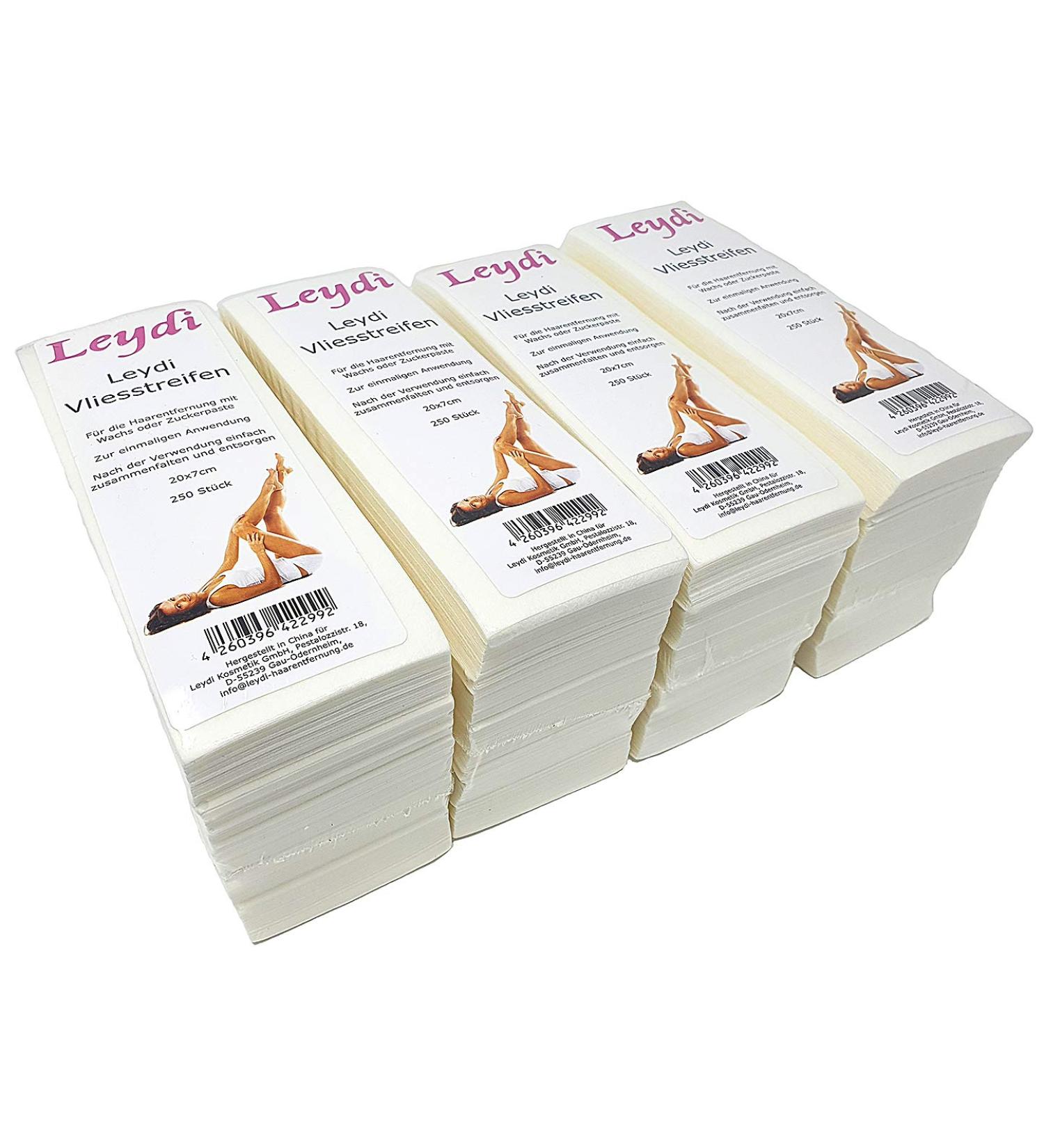 1000 Leydi Fleece Strips - Hair Removal with Warm Wax & Sugar Paste | International Shipping & Savings Offer - Buy Online on GoSupps.com
