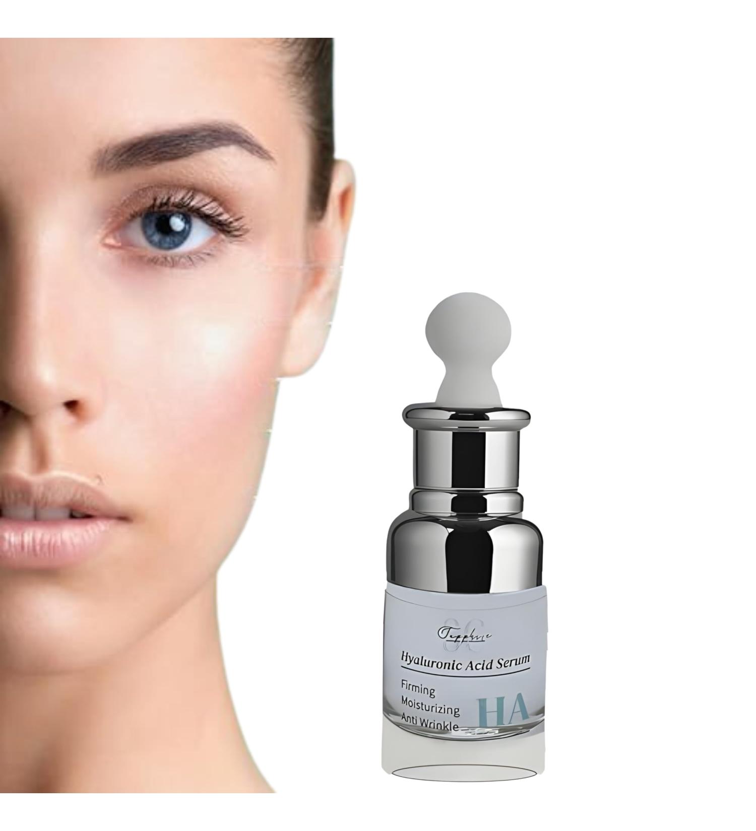 Hyaluronic Acid Serum for Face - Intense Hydration & Age-Defying Moisturizer - Non-Greasy Paraben-Free Wrinkle Reducing - Brightening Skin Care from USA 1oz - Buy Online on GoSupps.com