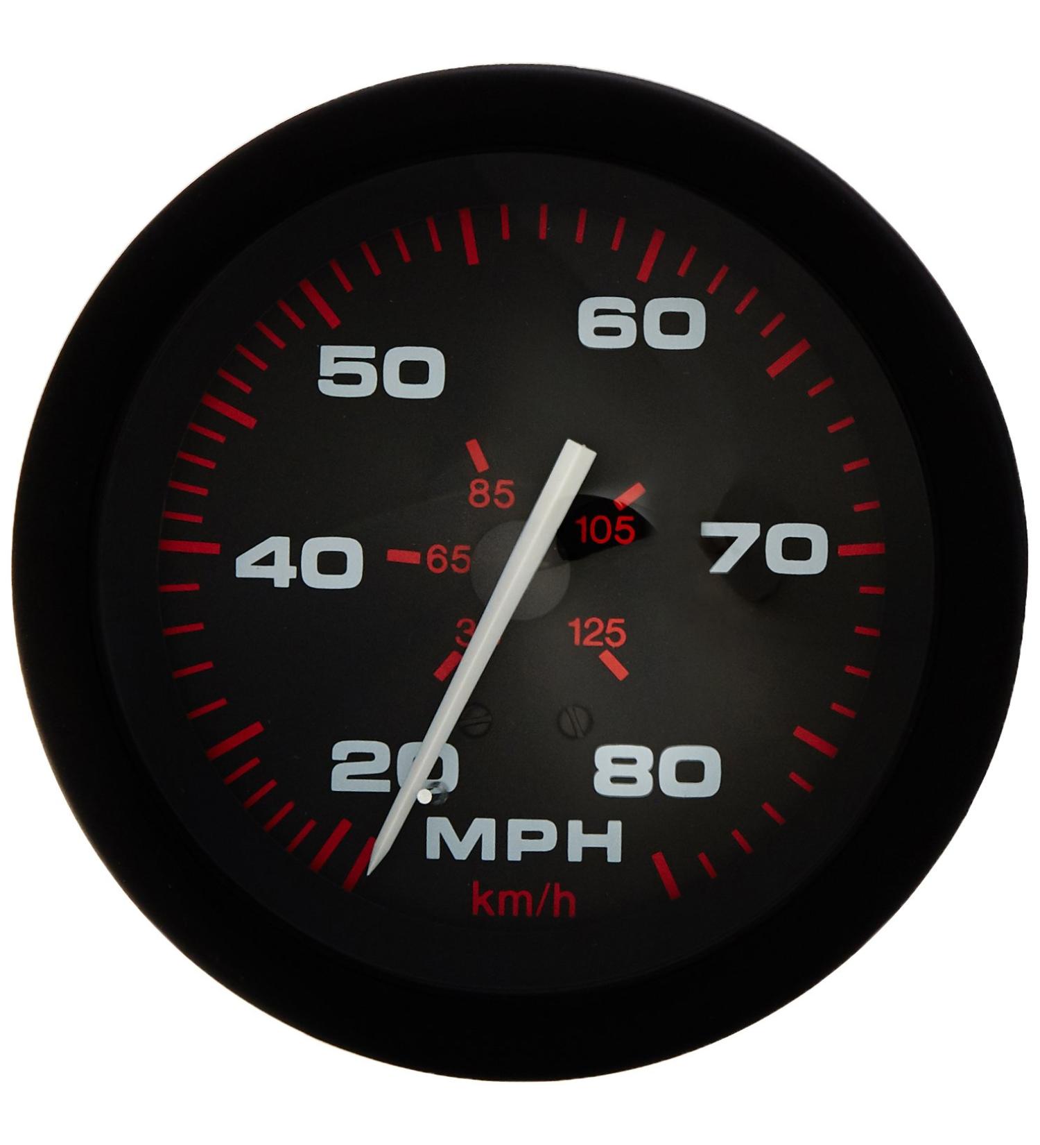 SeaStar 57899P 3" Speedo Kit, Amega 3" 80 mph