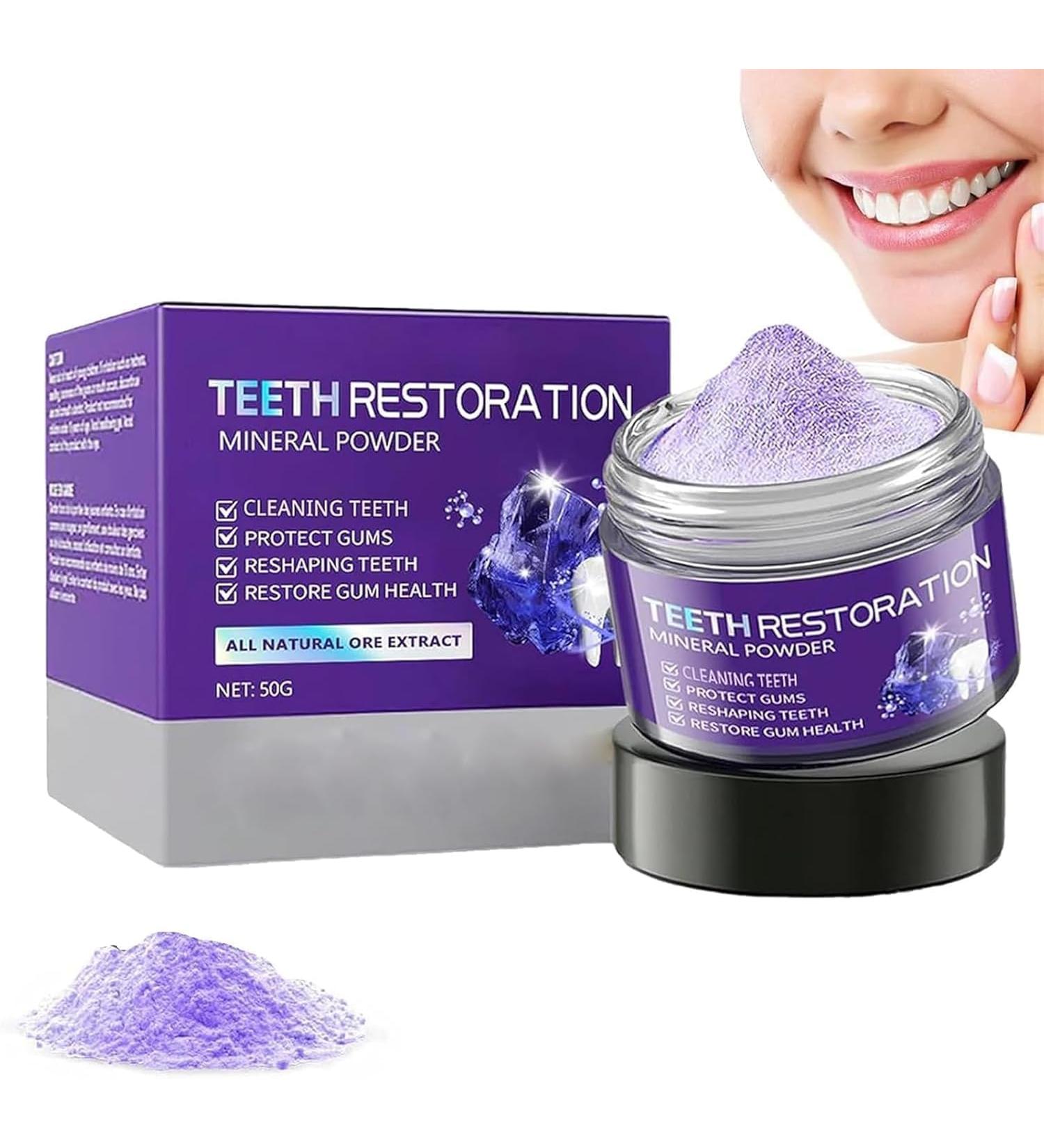 Oyikey Tooth Restoration Mineral Powder Oyikey Dental Mineral Powder Effective for Strengthening Teeth and Gums Tooth Restoration Mineral Powder (1) - Buy Online on GoSupps.com