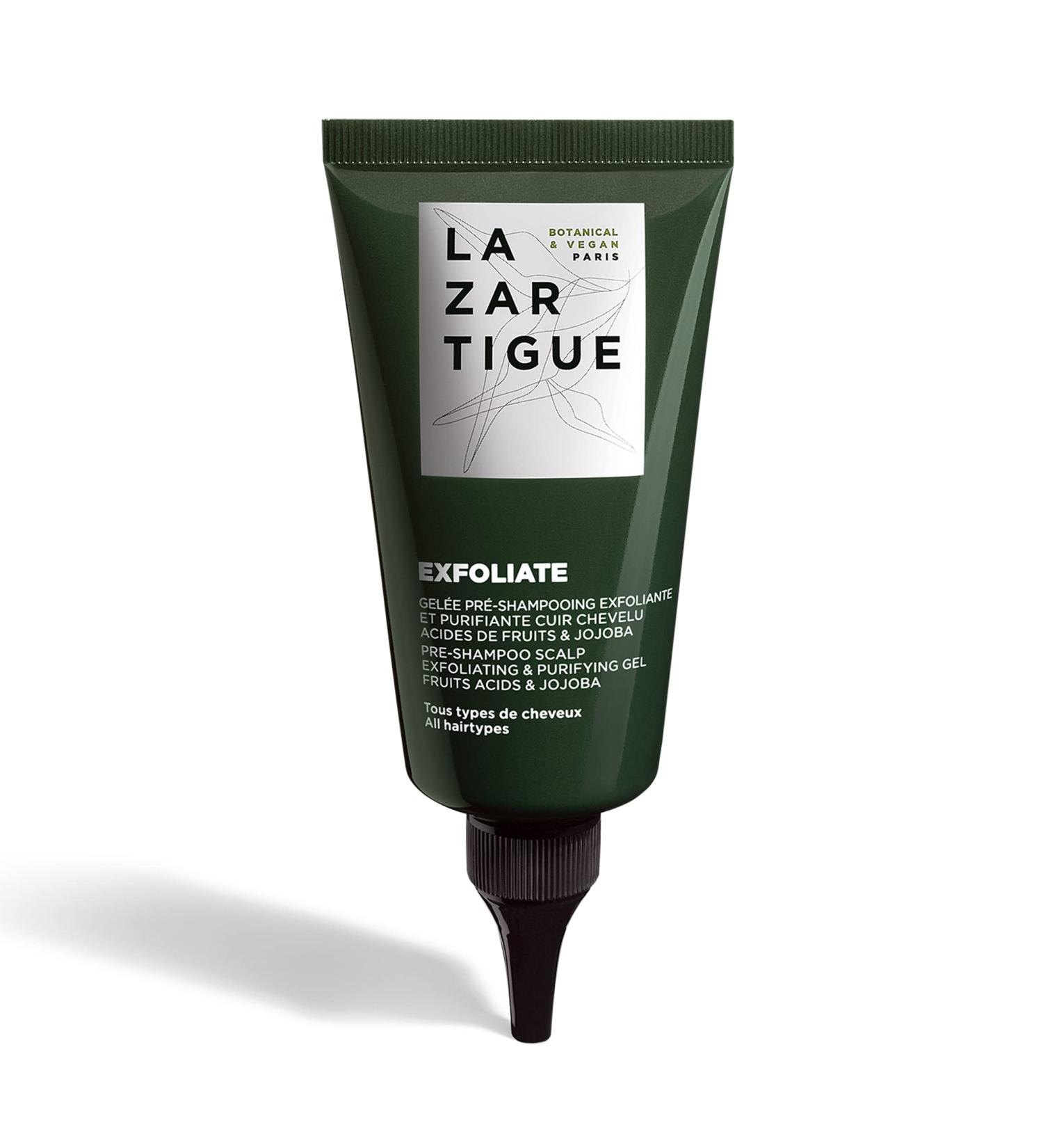 LAZARTIGUE EXFOLIATE Oxygenating Detoxifying Scalp Scrub. Balancing Clarifiying Gel with Jojoba Beads and Fruit Acids to Gently Exfoliate Cleanse and Stimulate Microcirculation. Vegan. 75ml - Buy Online on GoSupps.com