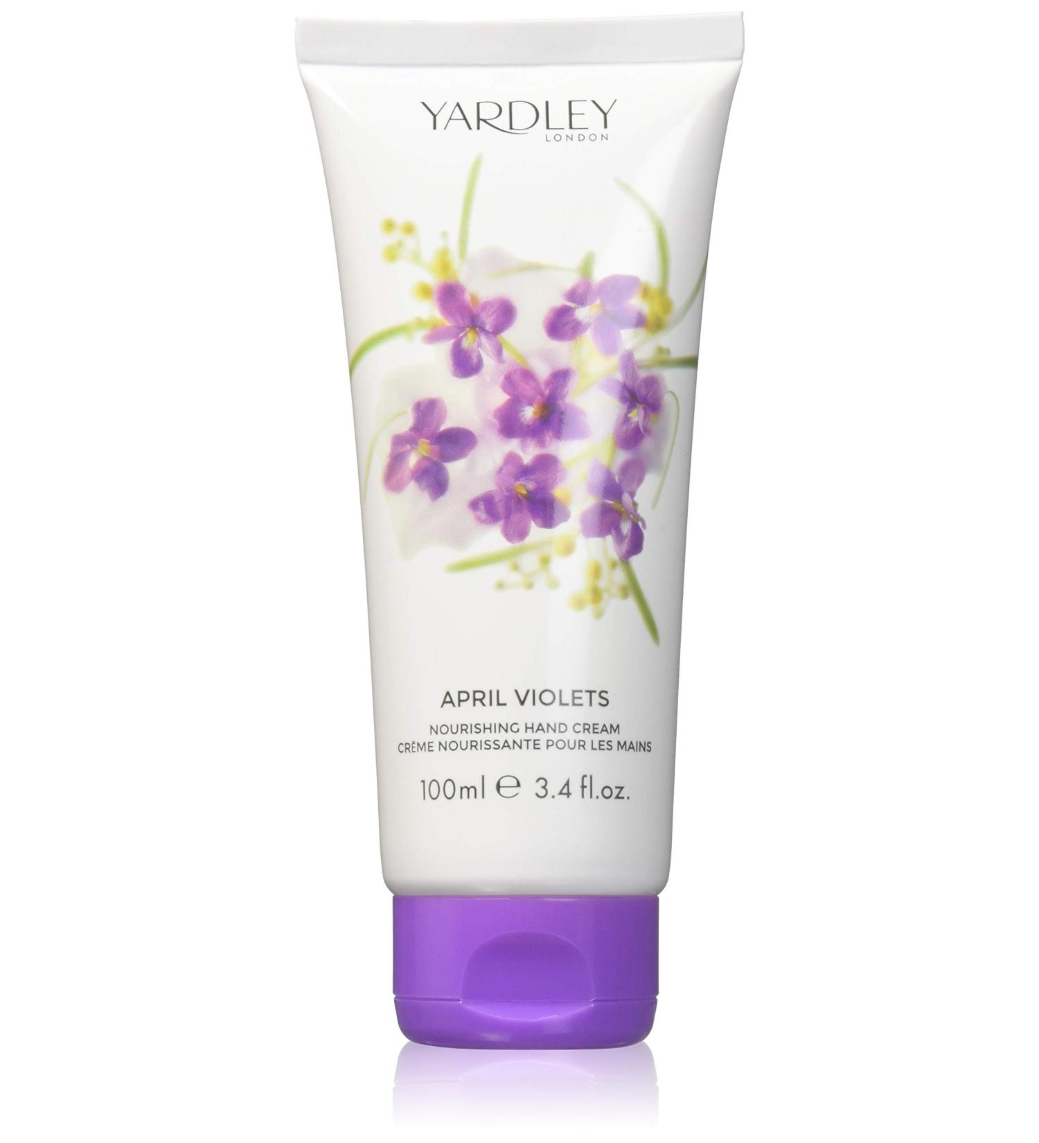 Yardley London April Violets Nourishing Hand Cream 100 ml - Moisturizing Fragrance & Hydration | Shop Internationally - Buy Online on GoSupps.com