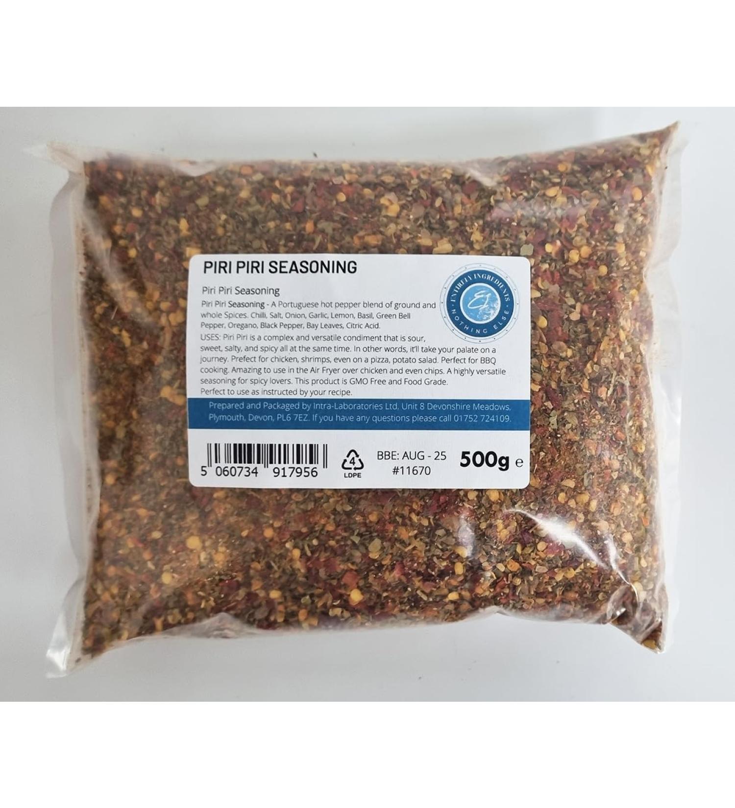 Entirely Ingredients - Piri Piri Seasoning 500g - Meat seasoning - Selected for Premium Quality