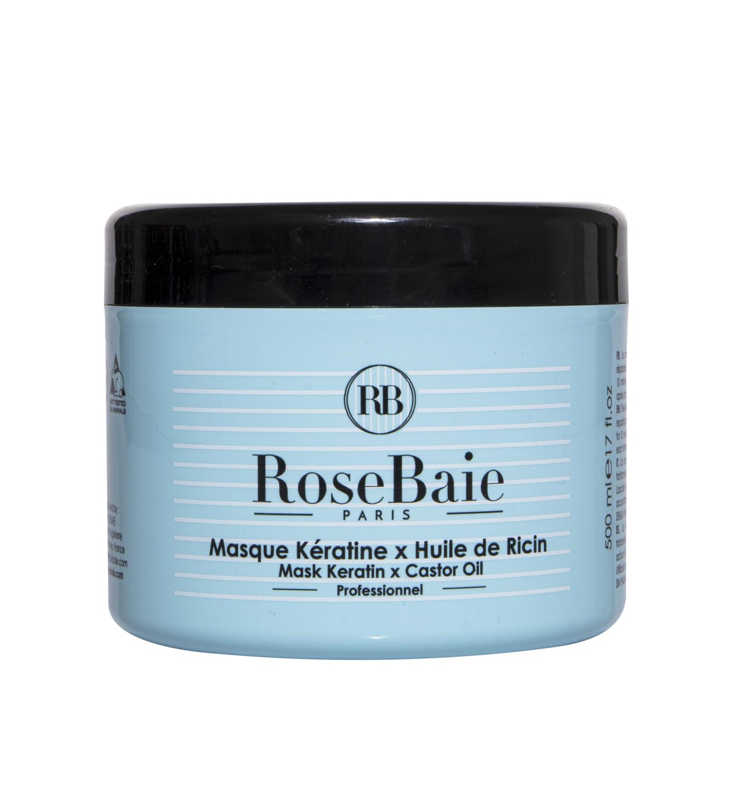Keratin Mask Castor Oil RoseBaie 500 ml - Buy Online on GoSupps.com