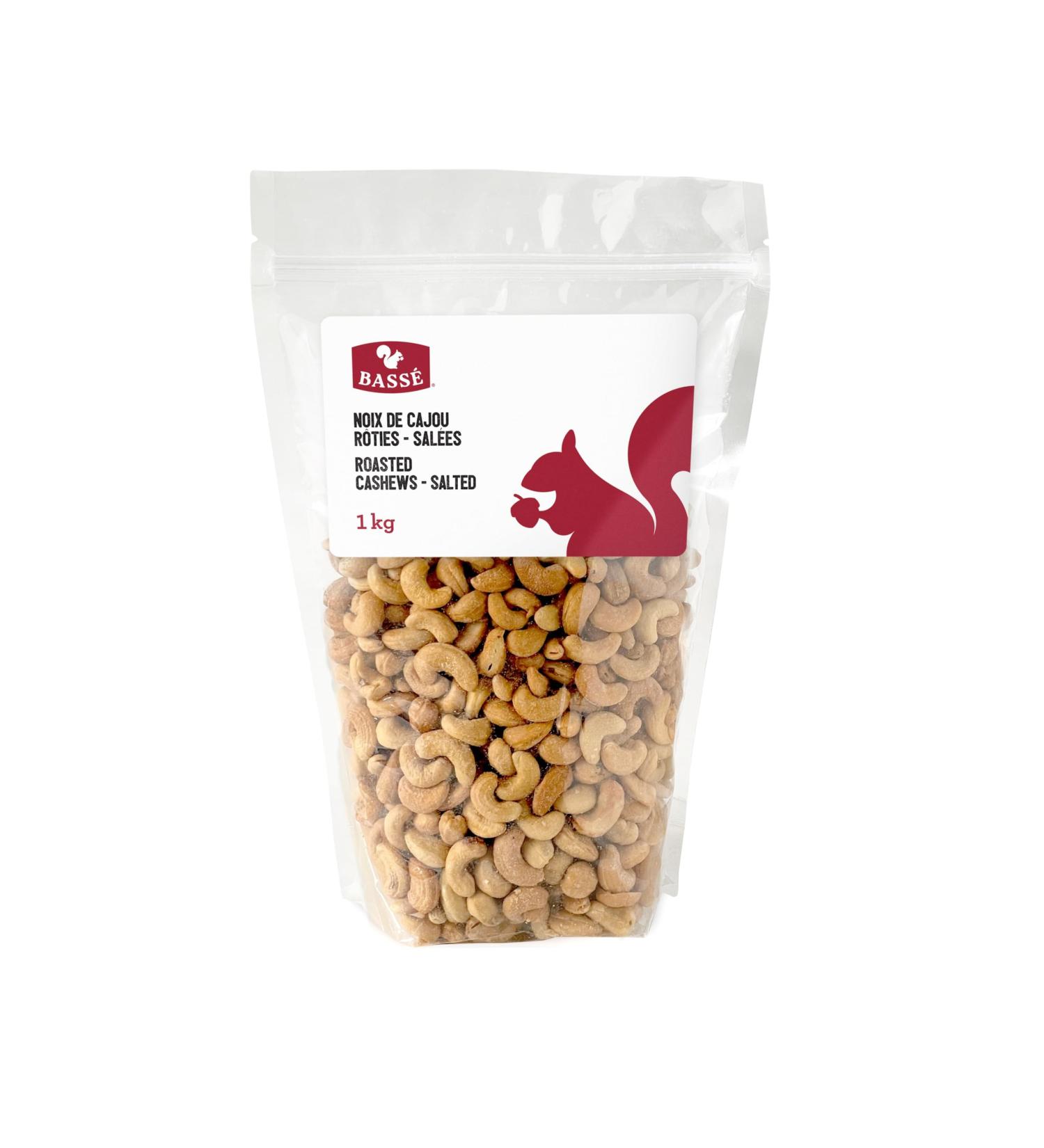 Bass Roasted Salted Cashews 1kg