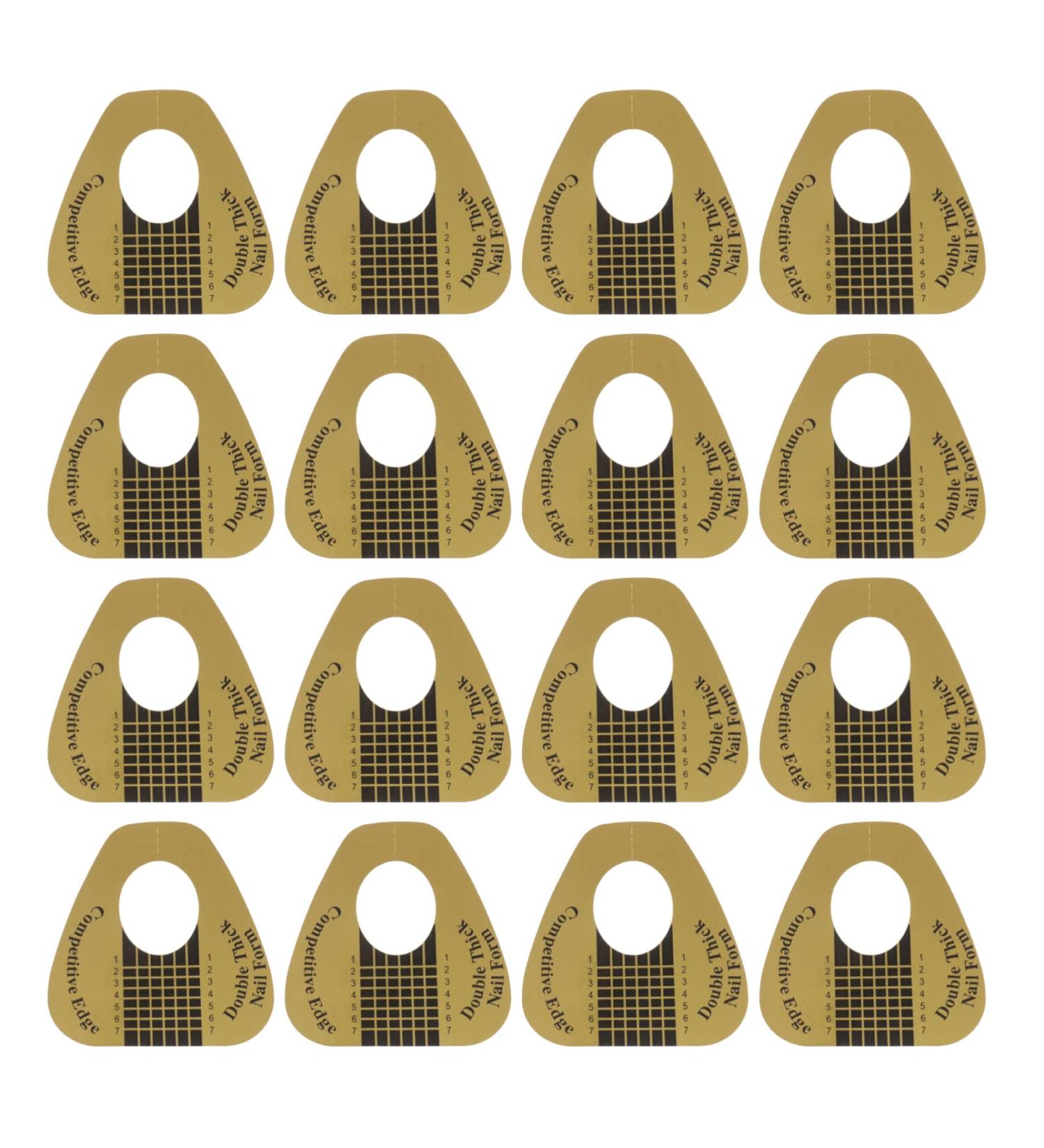 100pcs Manicure Sticker Tools - Double Thick Acrylic Nail Forms for Perfect Nail Art Tips - Buy Online on GoSupps.com