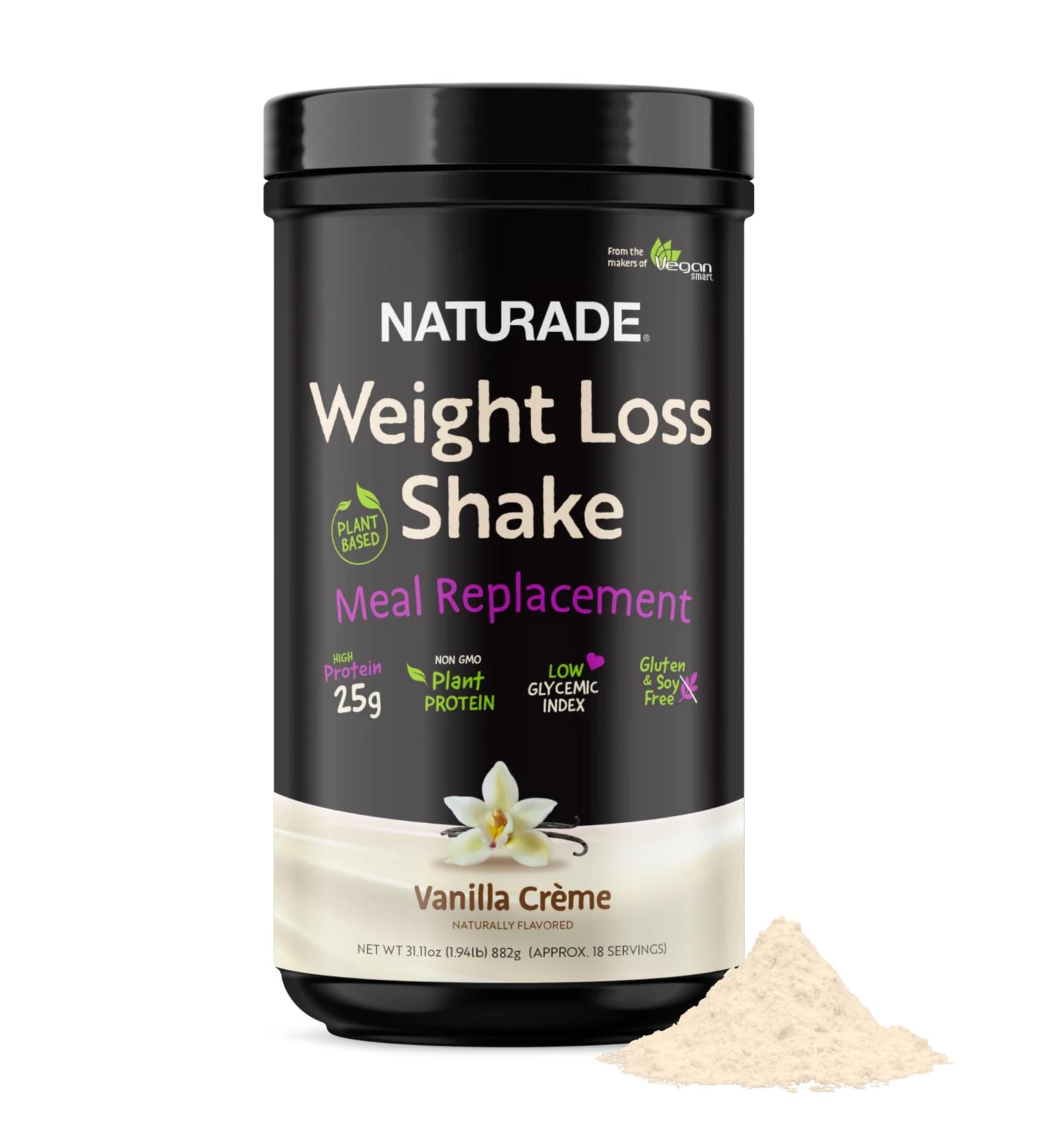 Plant-Based Meal Replacement Shake | 25g Complete Protein Fiber & 18 Vitamins | Creamy Vanilla | Low Sugar Nutrition to Support Daily Wellness Balance & Satiety | Naturade Weight Loss - 31.1 oz Vanilla Cr me 32.4 Ounce (P  - Buy Online on GoSupps.com