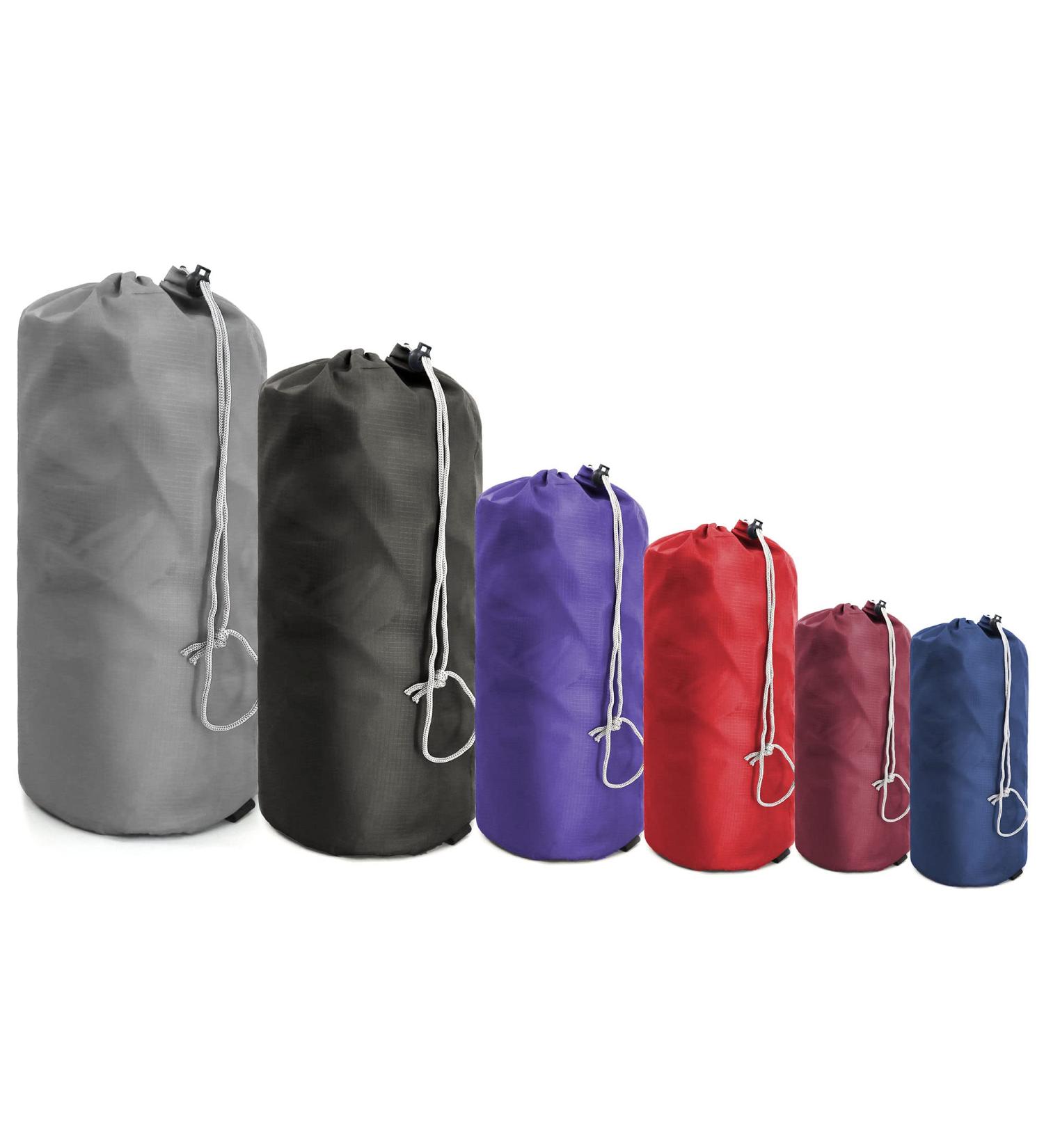 BeeGreen Stuff Sacks 6 Pack - Lightweight Nylon Drawstring Bags for Camping, Travel, and Outdoor Activities - Buy Online on GoSupps.com