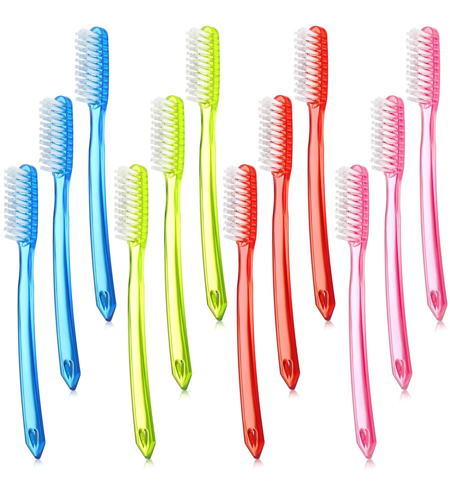 Zopeal Extra Hard Full Head Toothbrush - 12 Pack for Stain Removal & Teeth Whitening - Buy Online on GoSupps.com