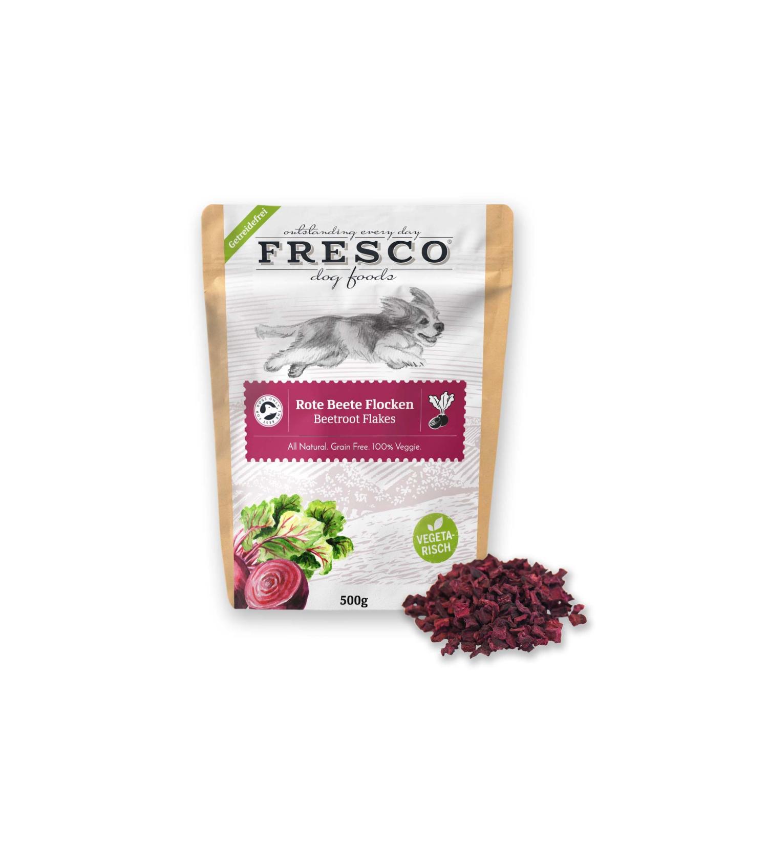 FRESCO I Red beet flakes I 500 g - Buy Online on GoSupps.com