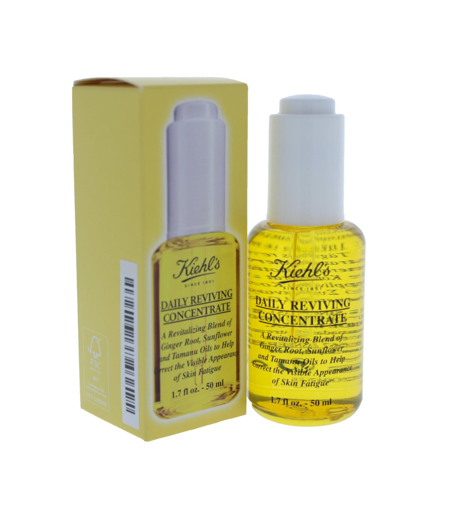 Kiehl's Daily Reviving Concentrate 1.7 oz | Lightweight Daily Facial Oil - Buy Online on GoSupps.com
