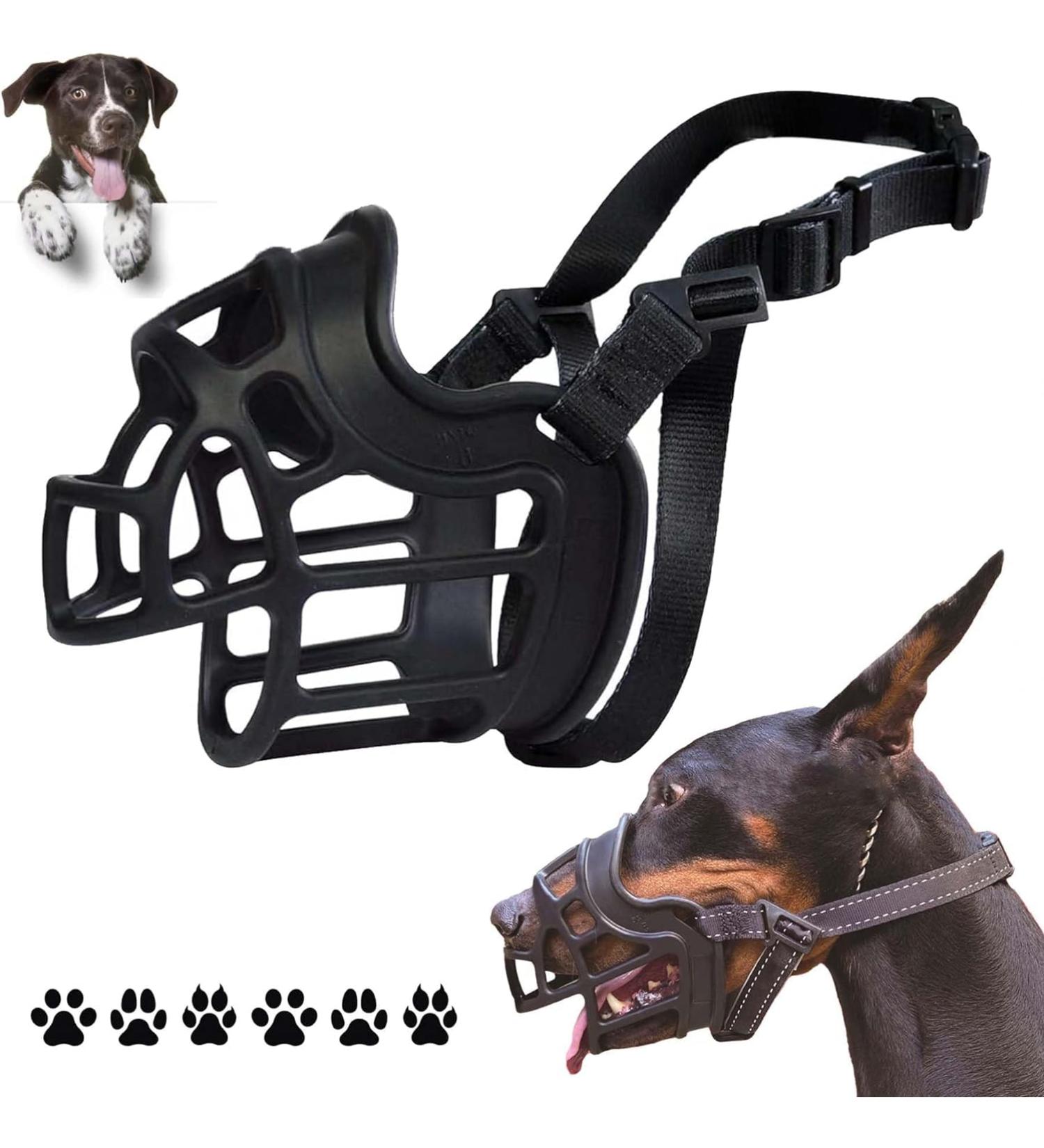 Buy Korb Muzzle for Dogs - Breathable Silicone Basket Adjustable & Anti-Bark XL Size - Buy Online on GoSupps.com