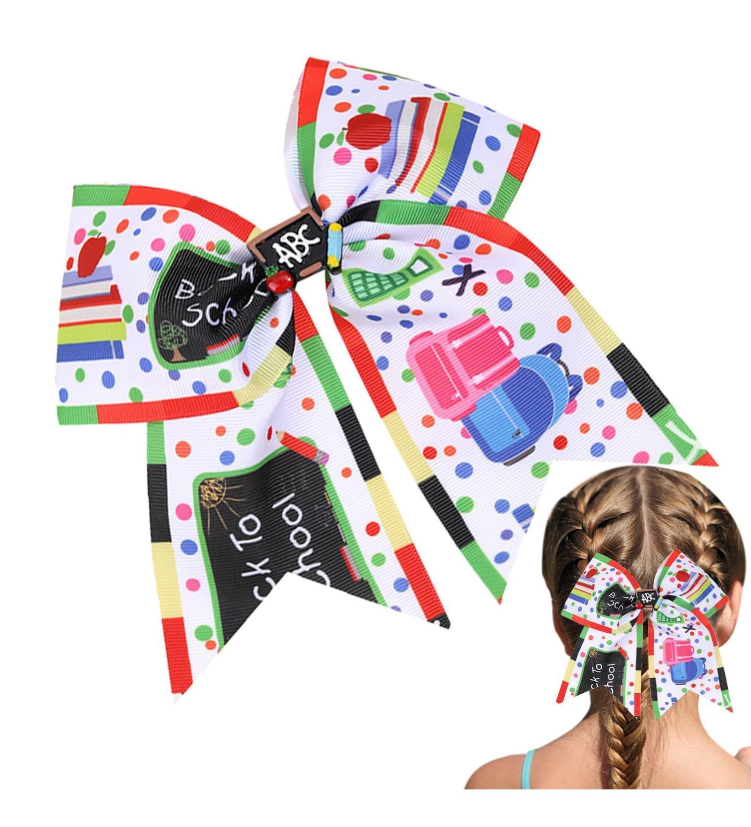 Back to School Hair Clips | Back to School Girls Hair Barrettes | Chic Hair Accessories Portable Barrettes for Students - Buy Online on GoSupps.com