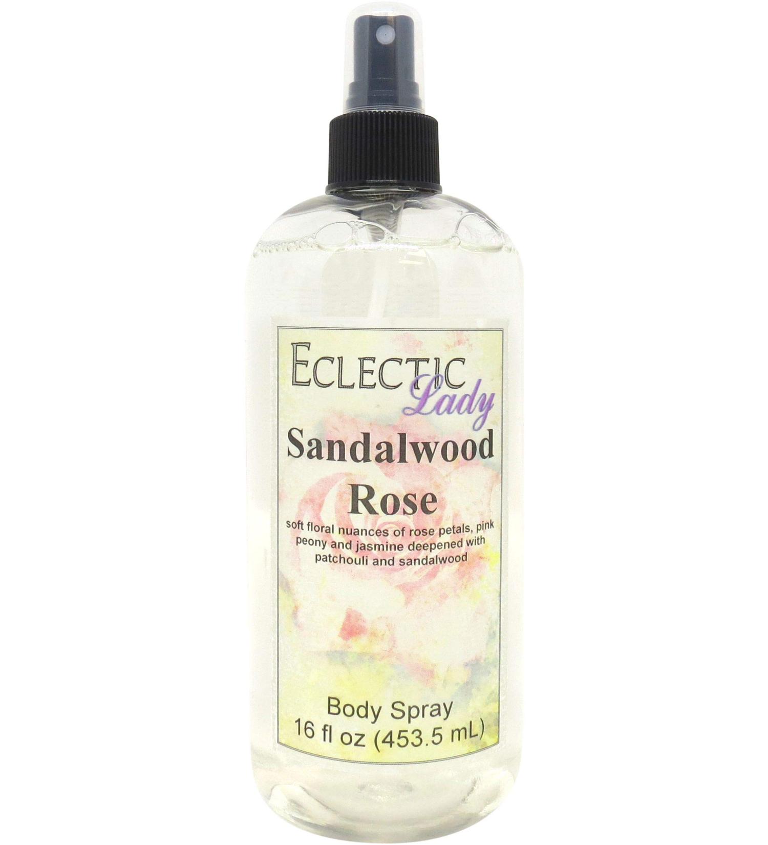 Sandalwood Rose Body Spray 16 ounces Body Mist for Women with Clean Light & Gentle Fragrance Long Lasting Perfume with Comforting Scent for Men & Women Cologne with Soft Subtle Aroma For Daily 16 Fluid Ounces - Buy Online on GoSupps.com