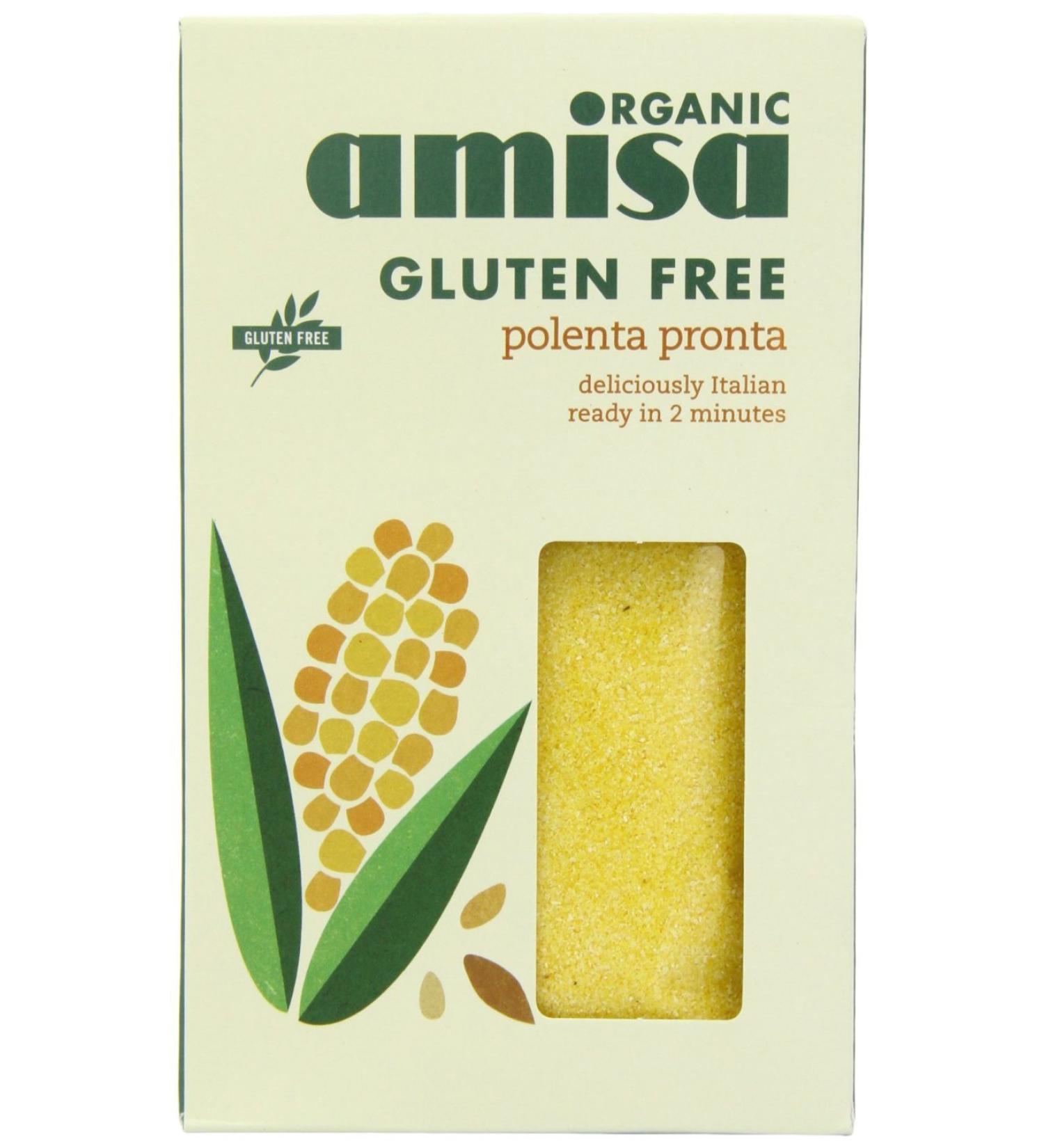 Amisa Org Polenta Pronta 375g - Buy Online on GoSupps.com