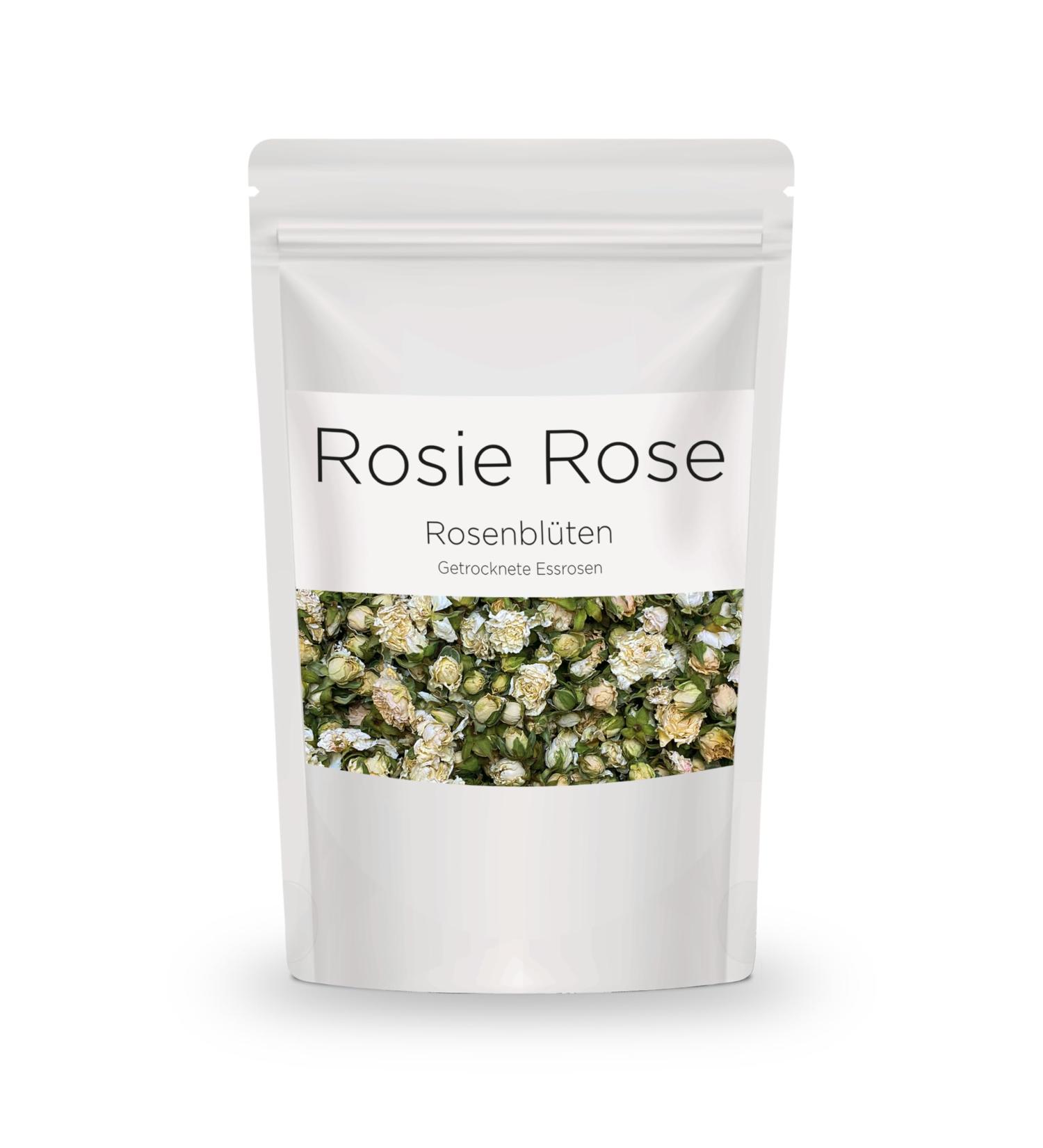 Buy Vintage White Rose Edible Flowers (50g) - Perfect for Wedding Cakes Baking & Cooking - Natural Rose Blossoms Decoration - Buy Online on GoSupps.com