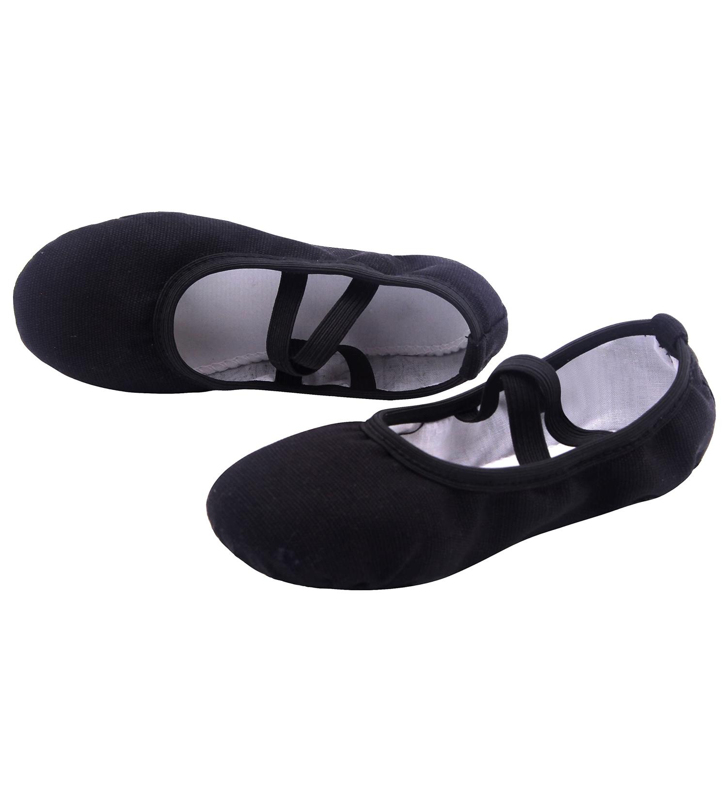 Ulicox Men's Ballet Shoes Ballerinas - Black EU Size 42 | Comfortable & Stylish Dance Footwear - Buy Online on GoSupps.com
