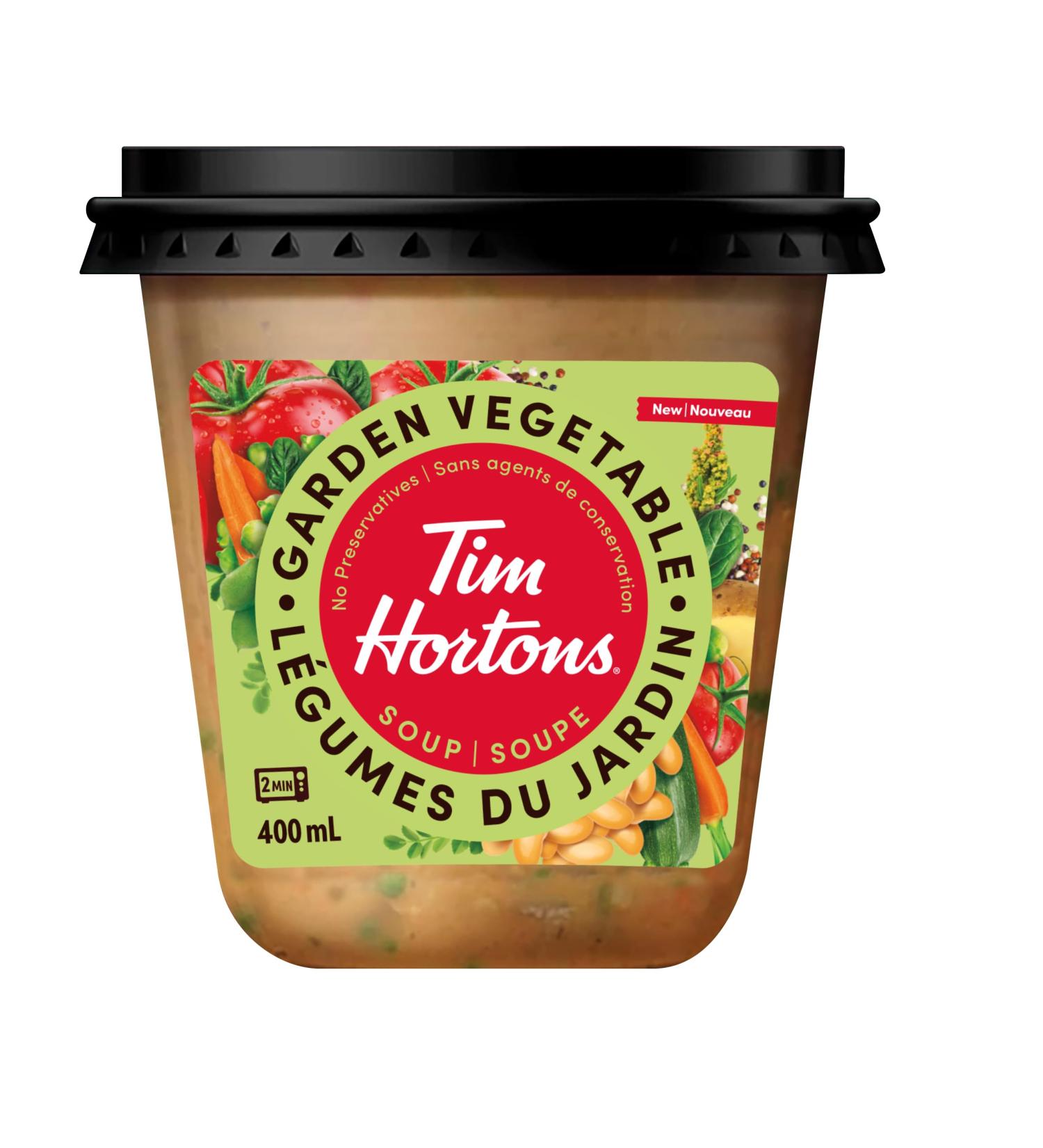 Tim Hortons Garden Vegetable Soup Ready to Serve On the Go 400ml Garden Vegetable 400 ml (Pack of 1) - Buy Online on GoSupps.com