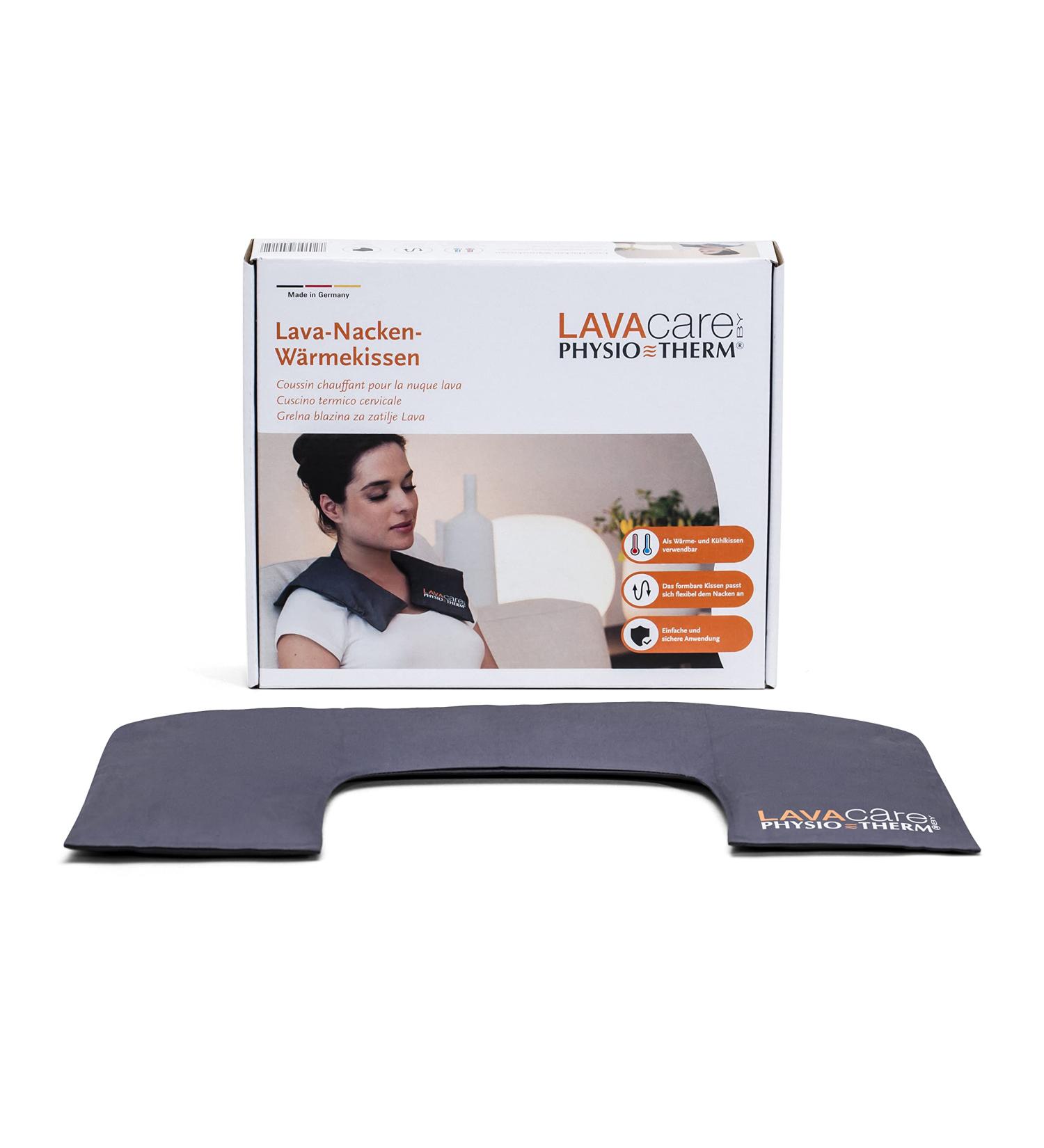 Physiotherm Lava Neck Thermal Pillow | Relaxation & Cooling Cotton Comfort | Neck & Shoulder Relief - Buy Online on GoSupps.com