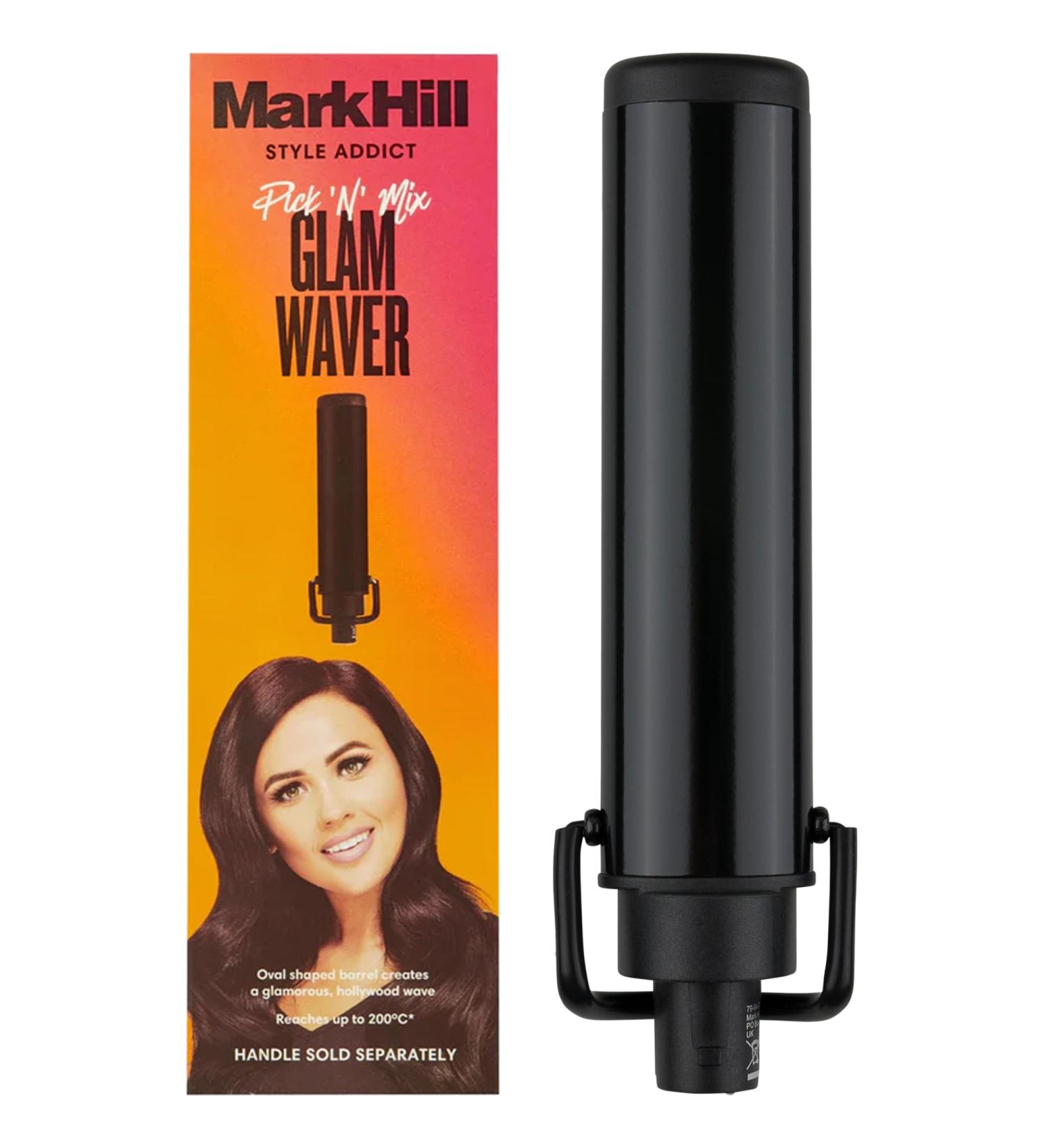 Mark Hill Pick 'N' Mix Interchangeable Hair Curling Wand - Glam Waver Barrel - Black (Handle Not Included) - Buy Online on GoSupps.com
