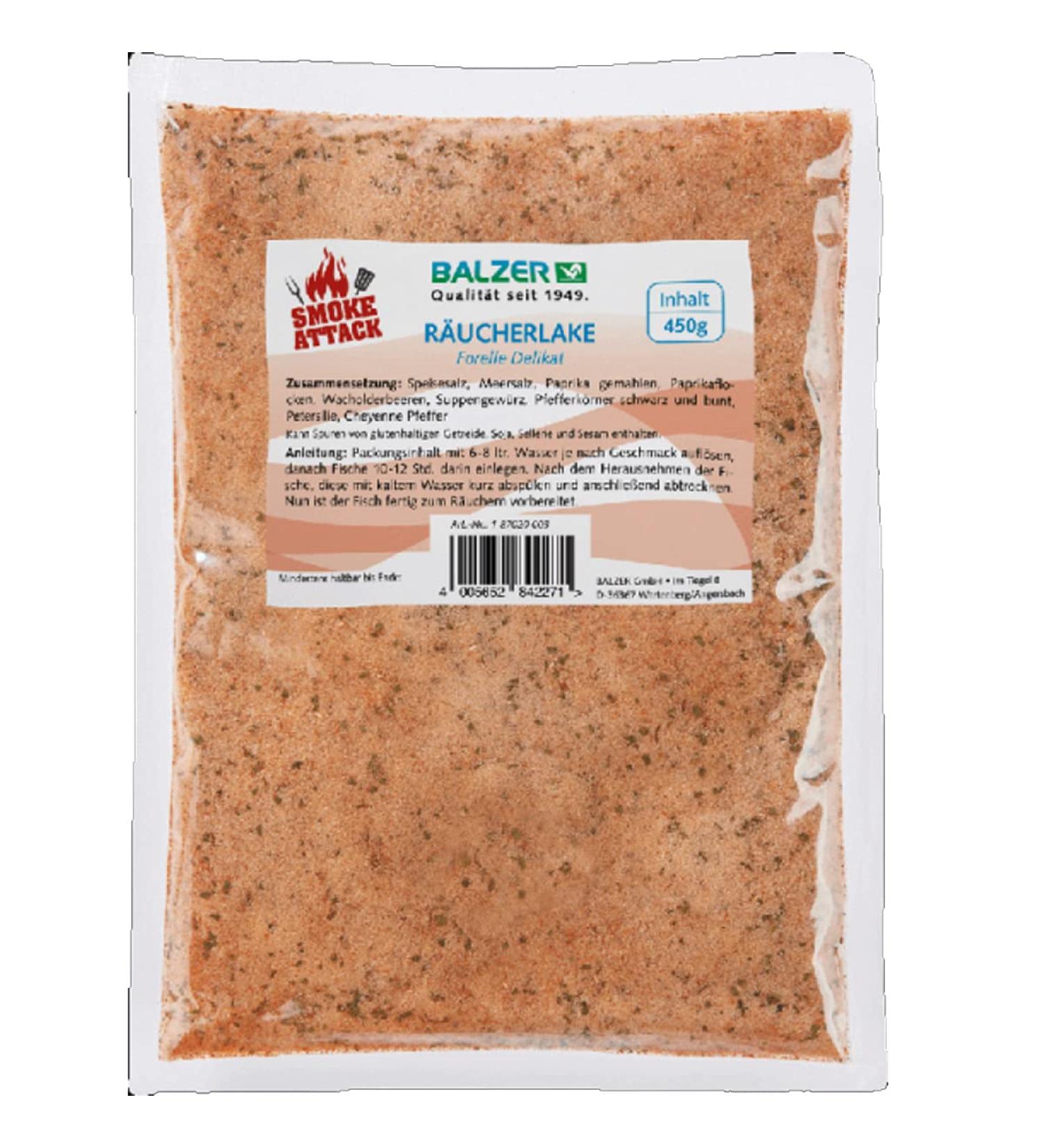 Balzer Smoked Brine Trout Delicate Smoked Brines