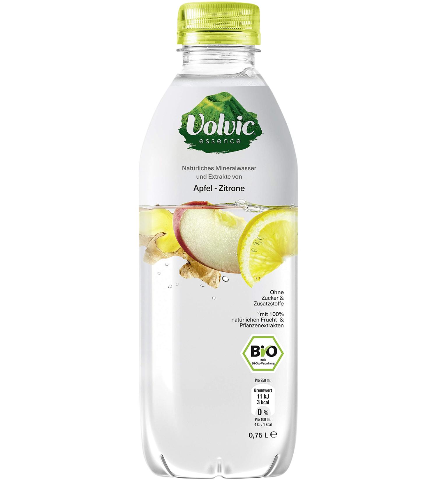 Volvic Essence Apple-Lemon 6 x 0.75L - Refreshing Flavored Water | International Shipping - Buy Online on GoSupps.com