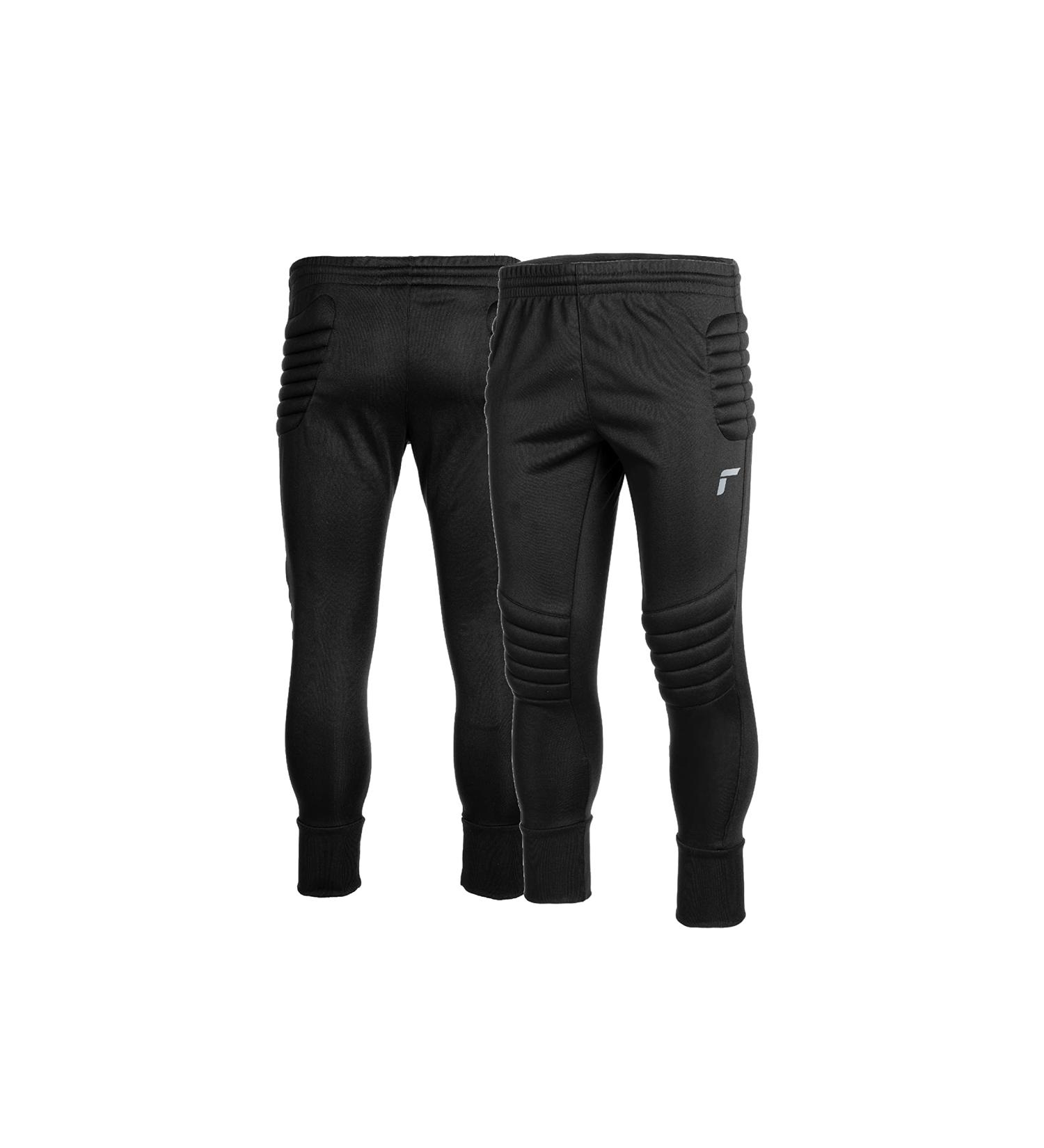 Reusch Boys Football Goalkeeper Pants - Long Padded Junior Training Pant in Black/Silver XL - Buy Online on GoSupps.com