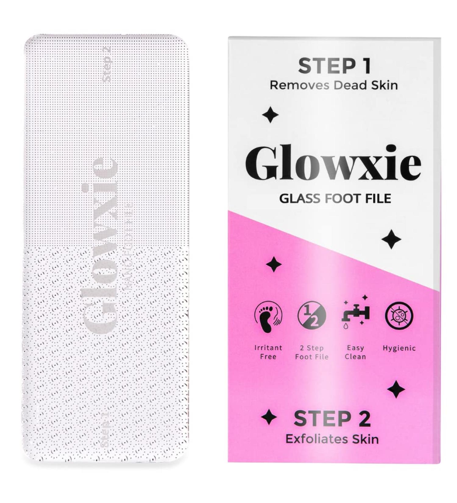 Hypoallergenic Glass Foot File - Dead Skin & Callus Remover | Gentle Exfoliation for Wet or Dry Skin - Buy Online on GoSupps.com