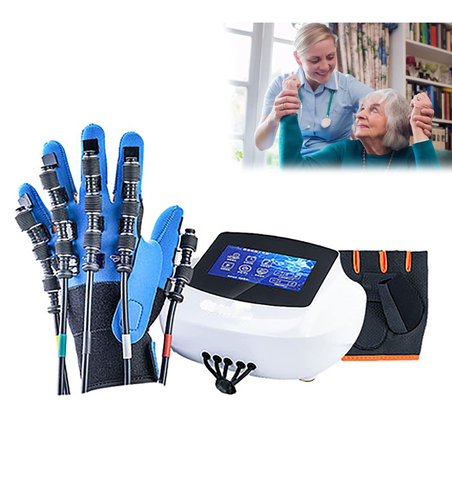 Exoskeleton Manual Training Tuning Fork Finger Flexion and Extension Exercise Rehabilitation Robot Gloves Prevent Stiffness in Stroke Left X-Large - Buy Online on GoSupps.com