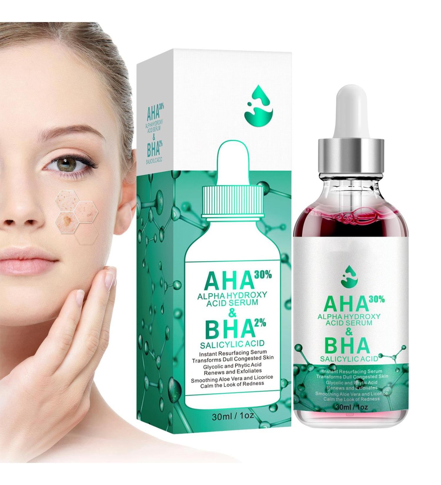 Fruit Acid Essence Glycolic Acid and Phytic Acid Facial Serums 30ml Instant Resurfacing Serums Removes dead skin cells and dirty pores Tsuchiya - Buy Online on GoSupps.com