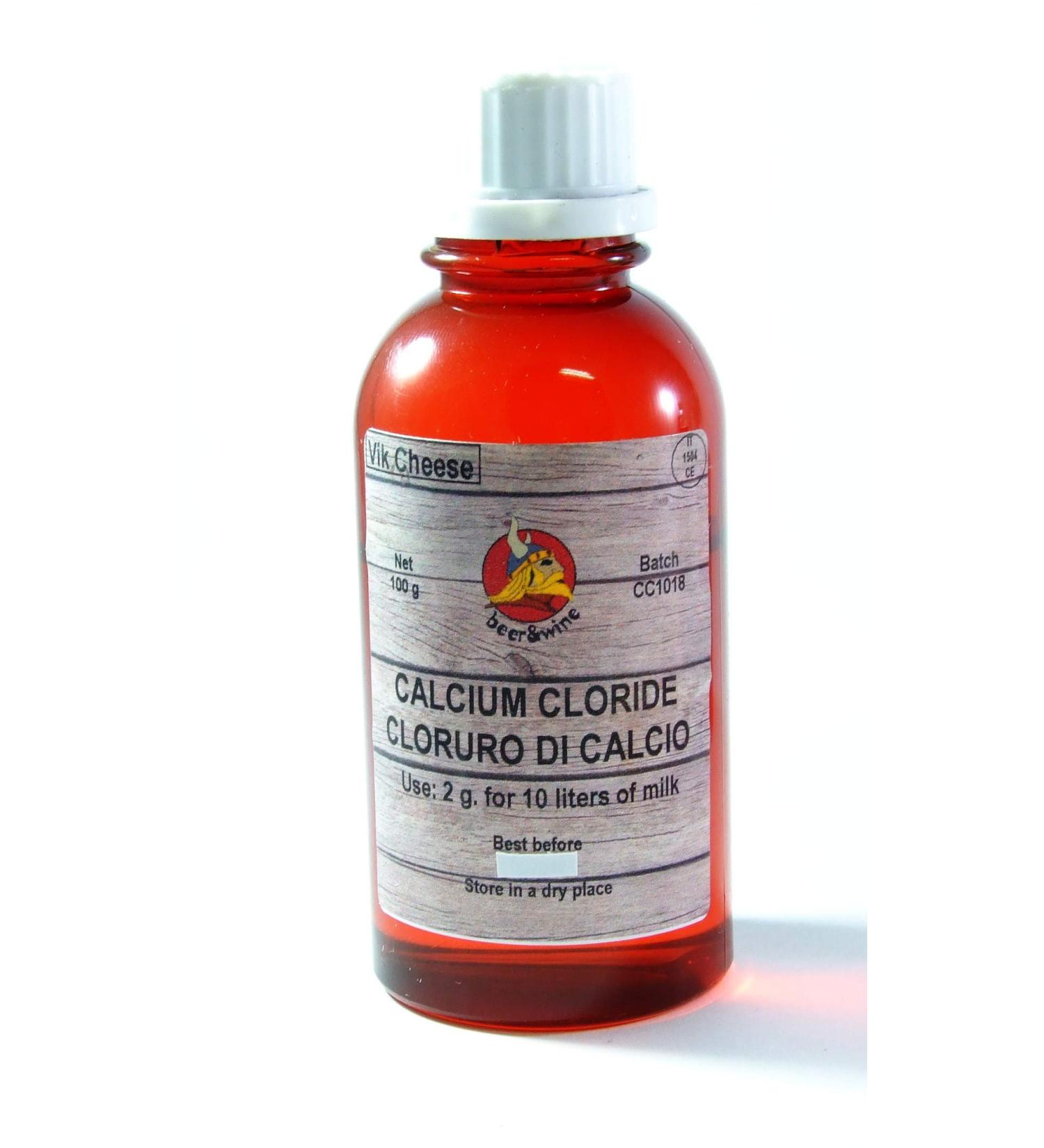 AlcoFermBrew Liquid calcium chloride 100ml for cheese making CaCl2 Rennet Lipase Cheese culture Making cheese Cheese package