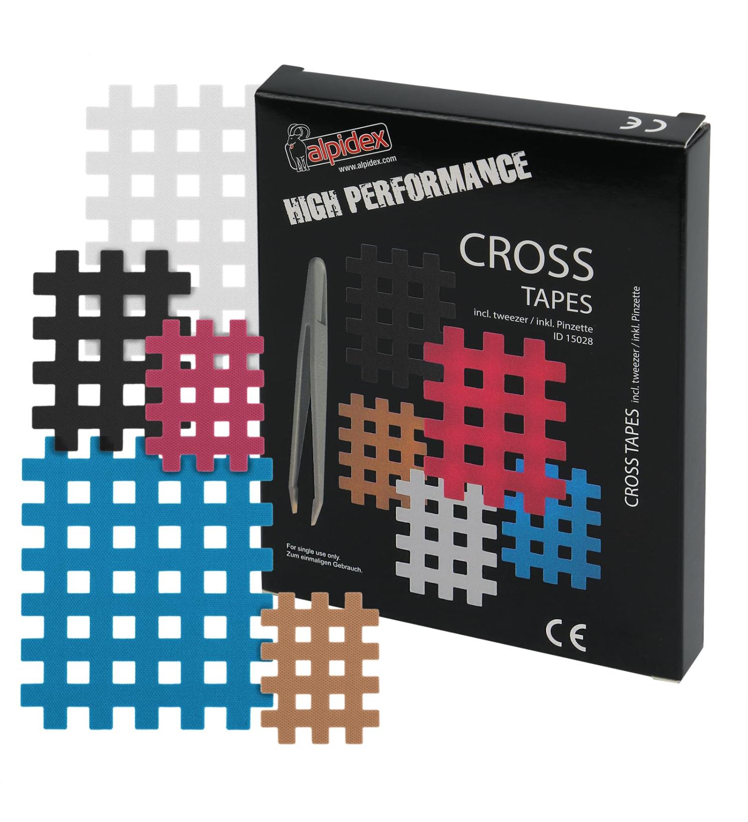 Alpidex Cross Tape Grid Tapes - 85/102/170 Plaster with Antistatic Tweezers | 170 Mixed Pieces in Sizes A B & C - International Shipping Available - Buy Online on GoSupps.com