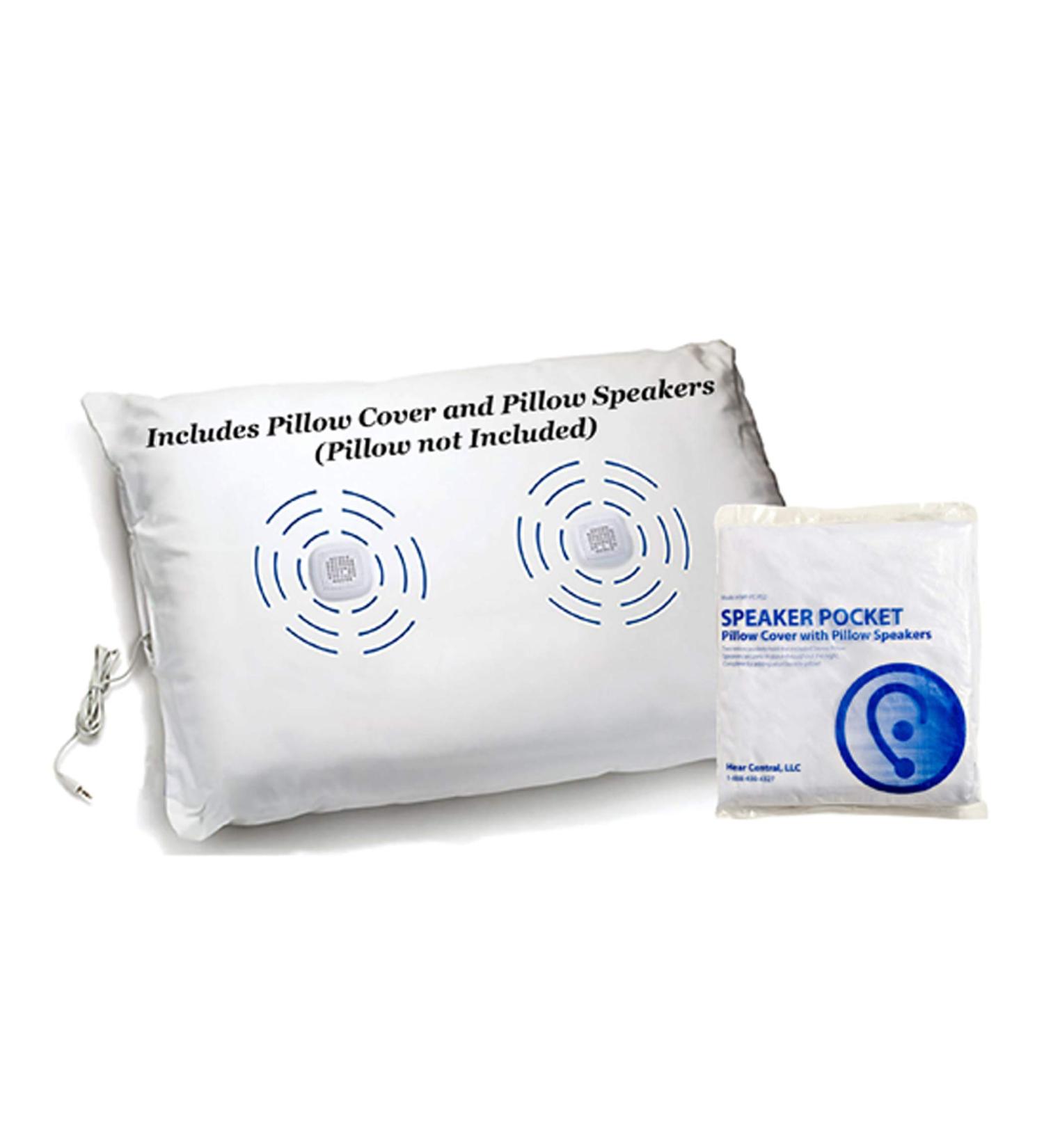 Speaker Pillow Cover - Tinnitus Management & Sound Therapy for Better Sleep | Hear Central - Buy Online on GoSupps.com