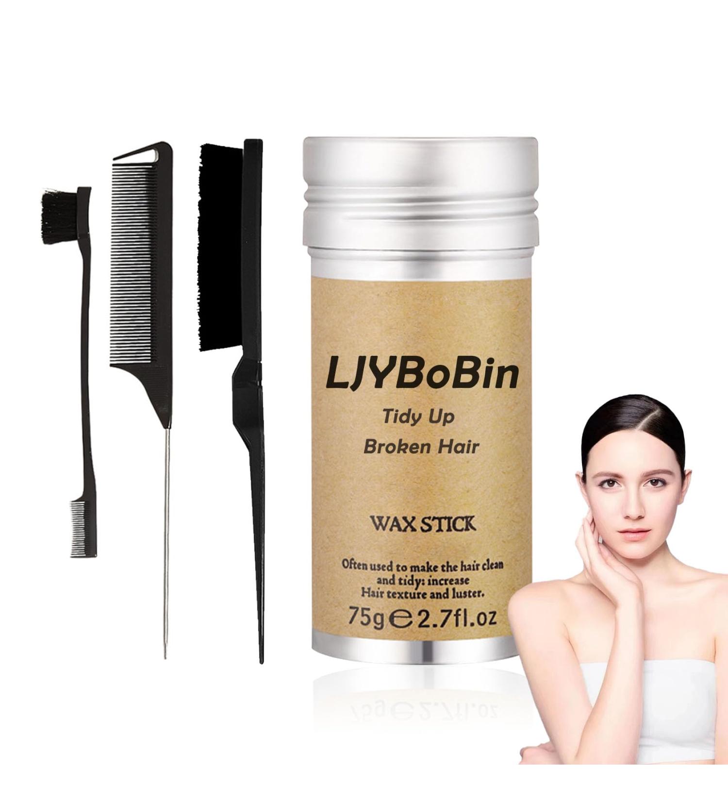 Hair Wax Stick with Hair Comb Set Non-Greasy Hair Styling Wax Slick Stick for Women & Men Strong Hold Long Lasting Hair Finishing Wax Stick for Hair(4PCS) - Buy Online on GoSupps.com