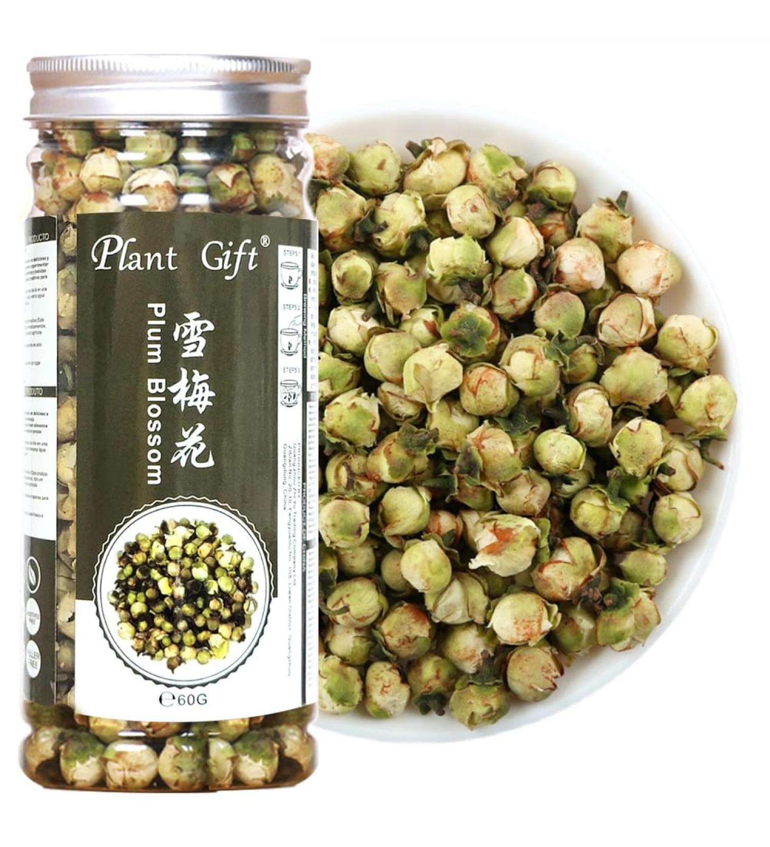 PlantGift Snow Plum Blossom Tea 60G/2.11oz Blossom Tea Flower Chinese Dried Plums Health Tea - Buy Online on GoSupps.com