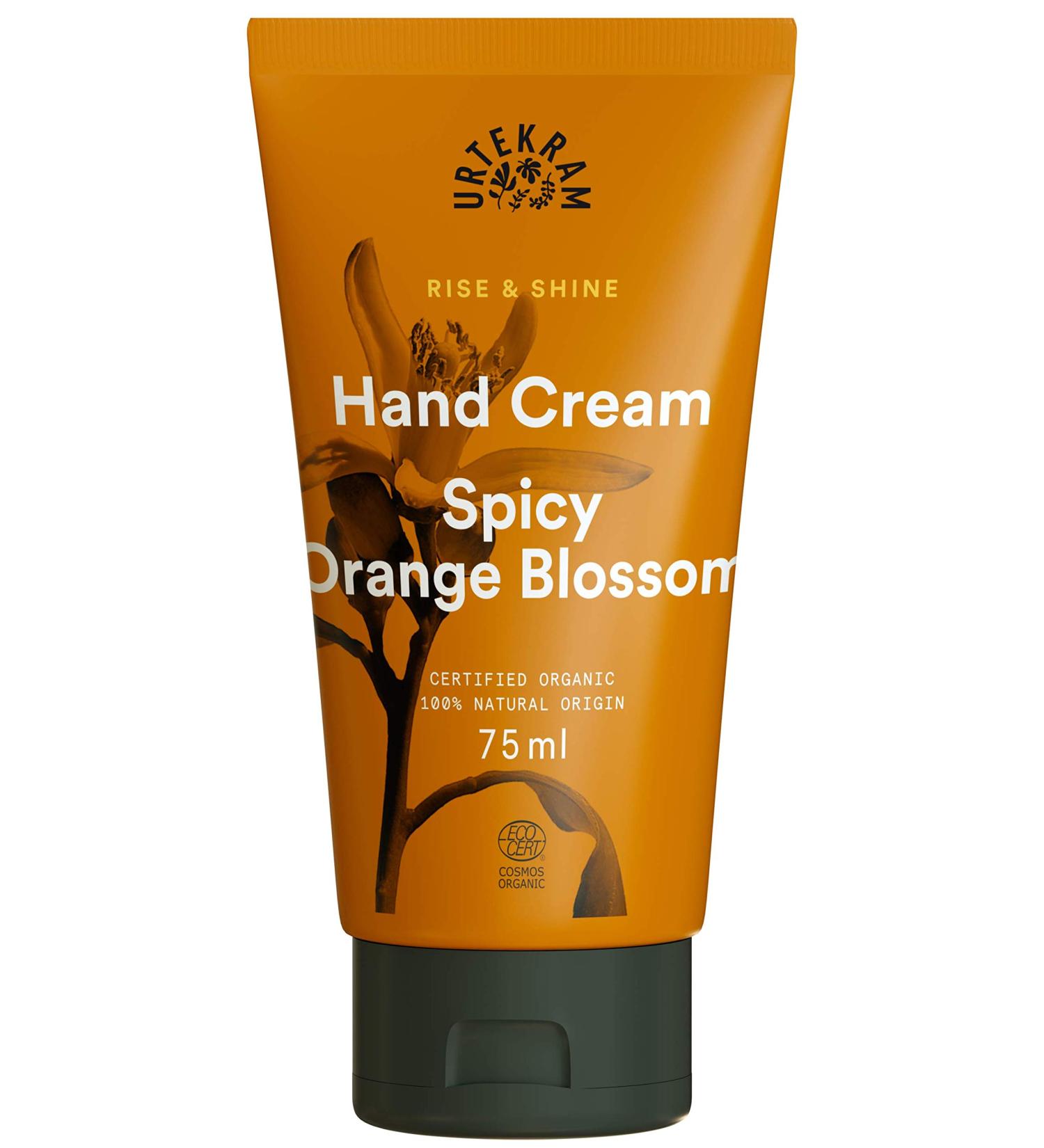 Urtekram Hand Cream - Spicy Orange Blossom 75ml | Vegan Organic & Moisturising for All Skin Types - International Shipping Available - Buy Online on GoSupps.com