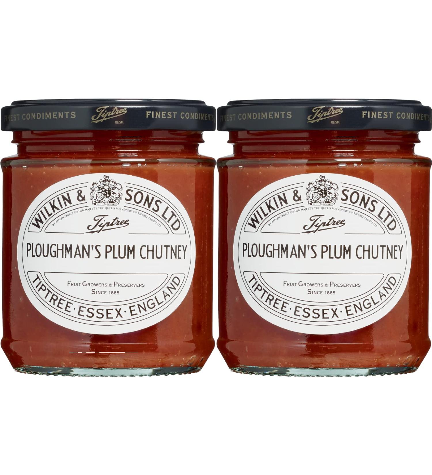 Tiptree Plowman's Plum Chutney | Made with Victoria Plums | Gluten Free Made in a Nut Free Factory Suitable for Vegetaria - Buy Online on GoSupps.com